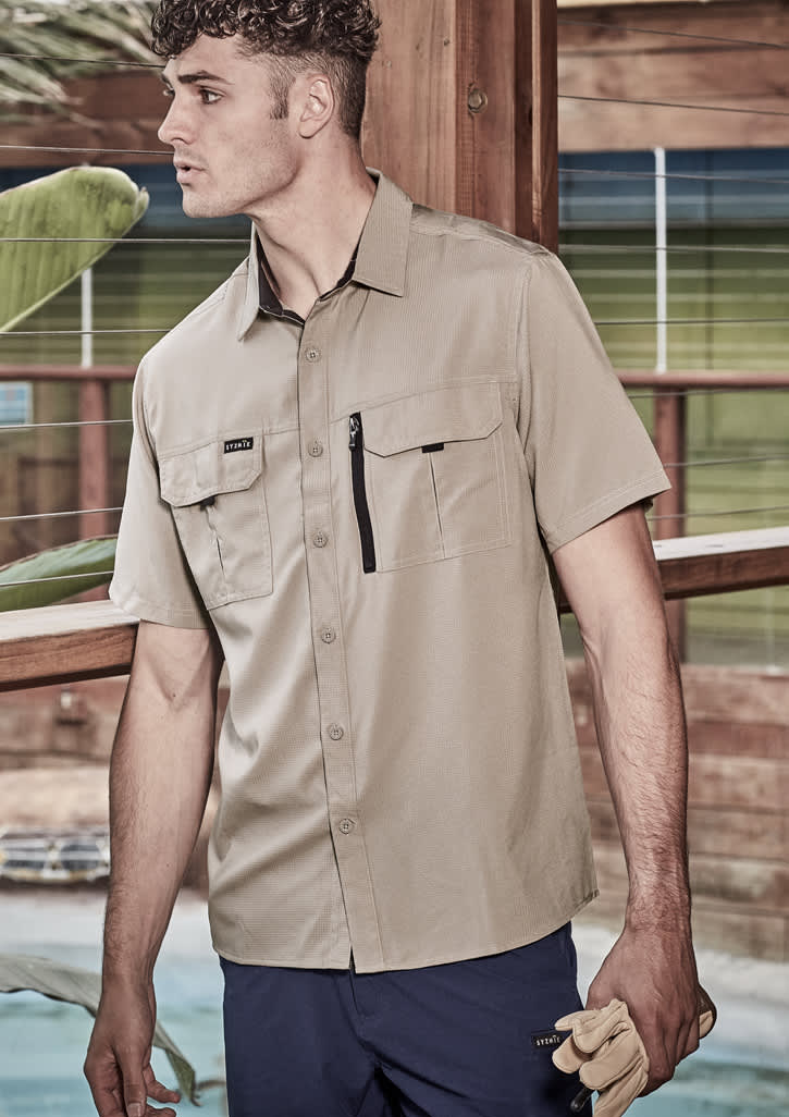 Mens Outdoor Short Sleeve Shirt