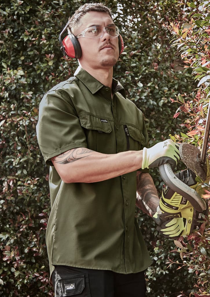 Mens Outdoor Short Sleeve Shirt
