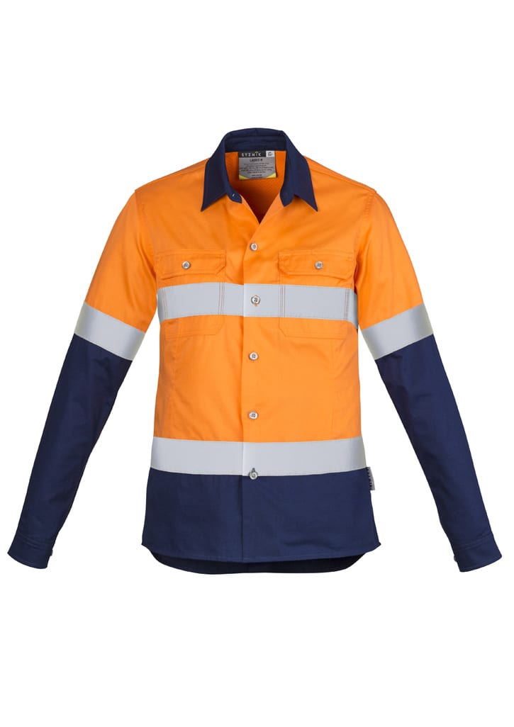 Womens Industrial Long Sleeve Shirt - Hoop Taped