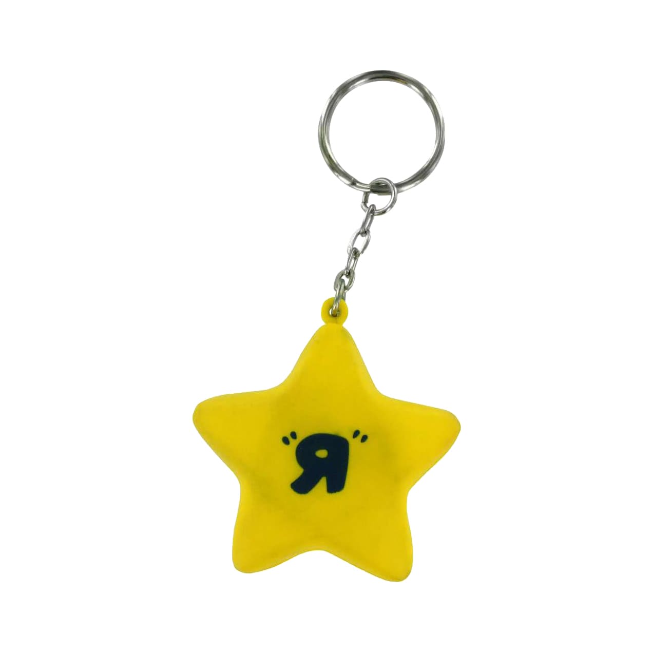 Keyring with Star Stress Reliever