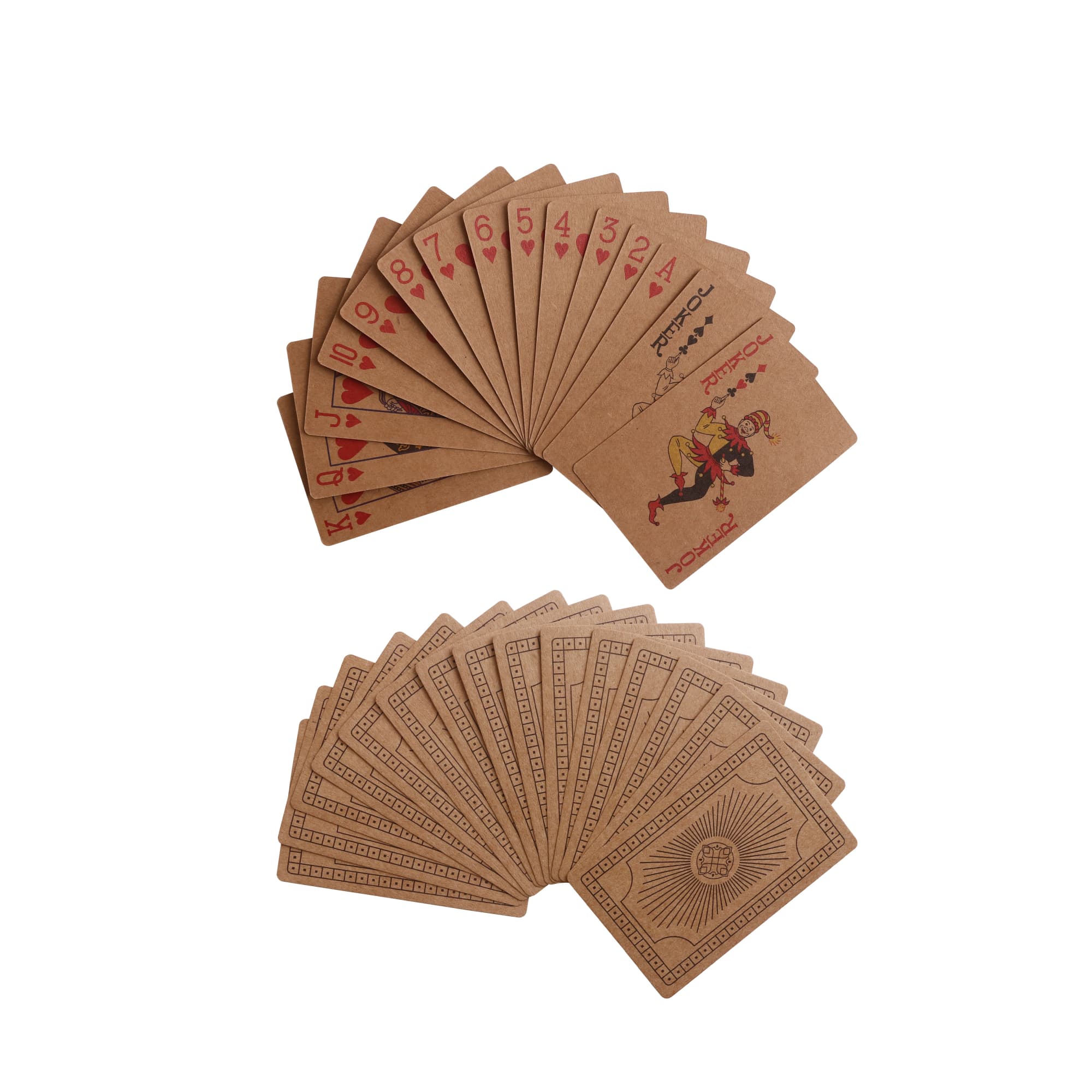 Kraft Paper Playing Cards