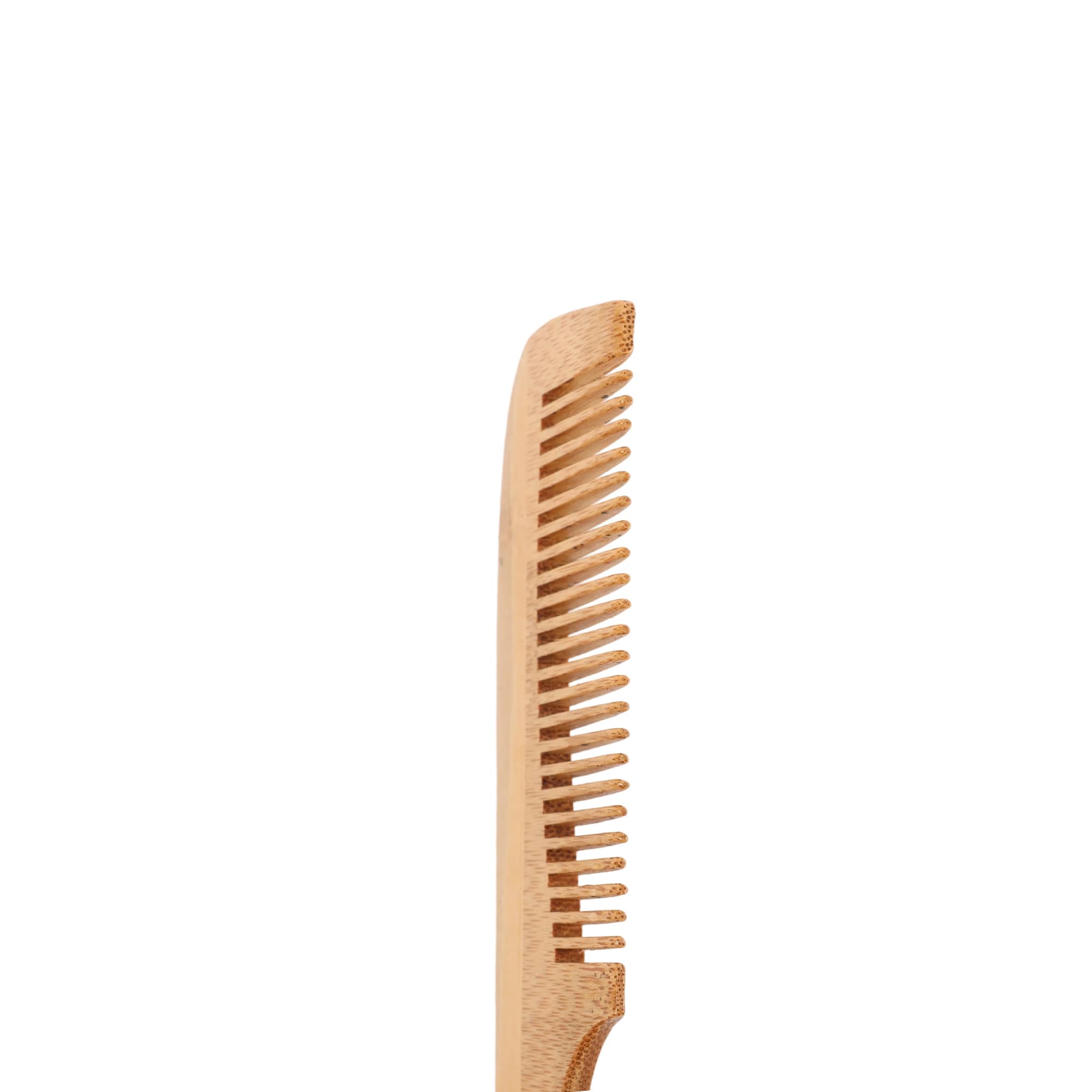 Natural Bamboo Comb With Handle