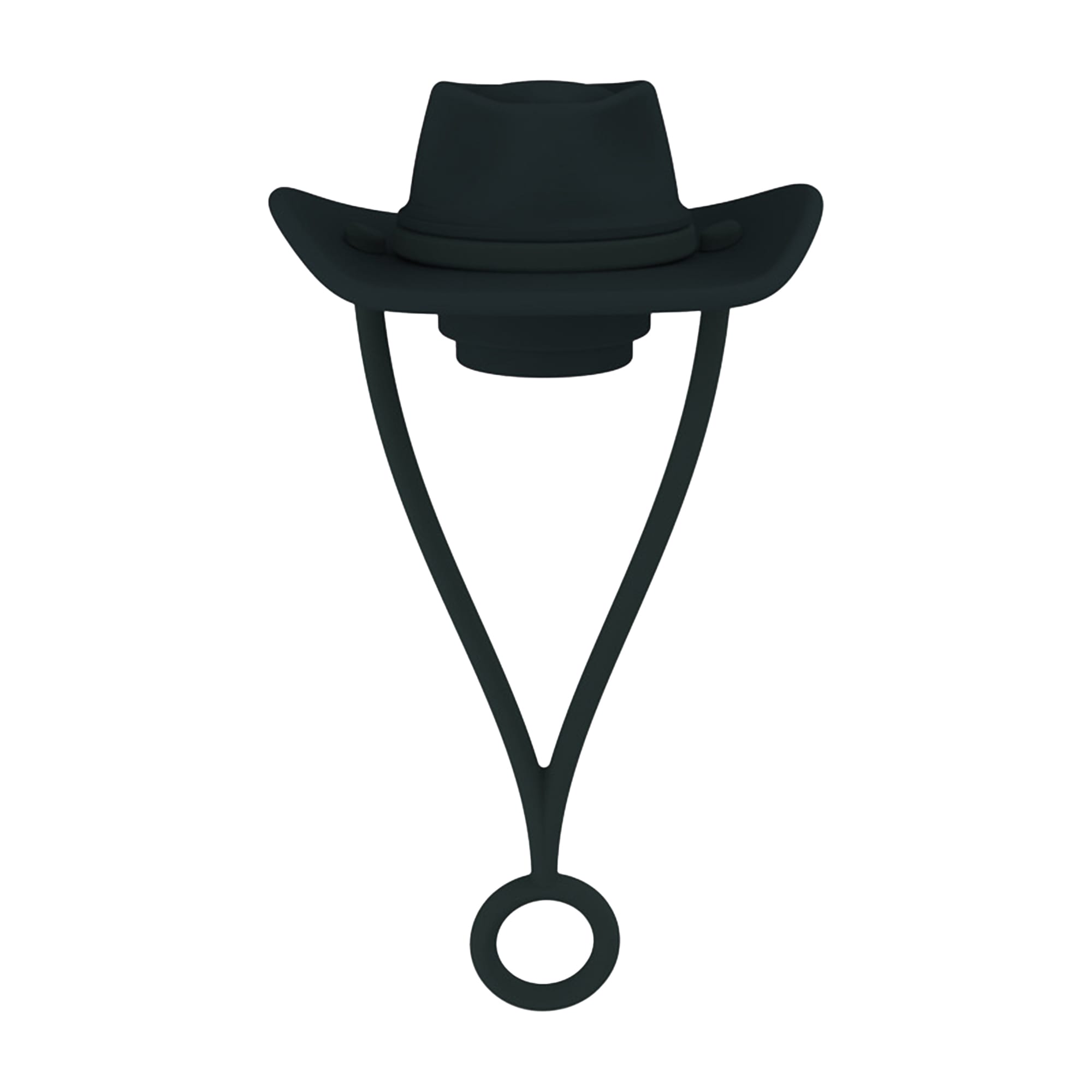 Brim Hat Silicone Straw Cover