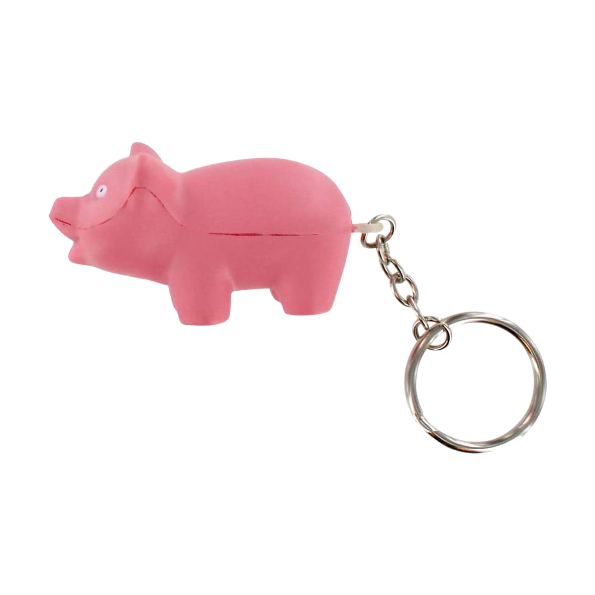 Keyring with Mini Pig Stress Item