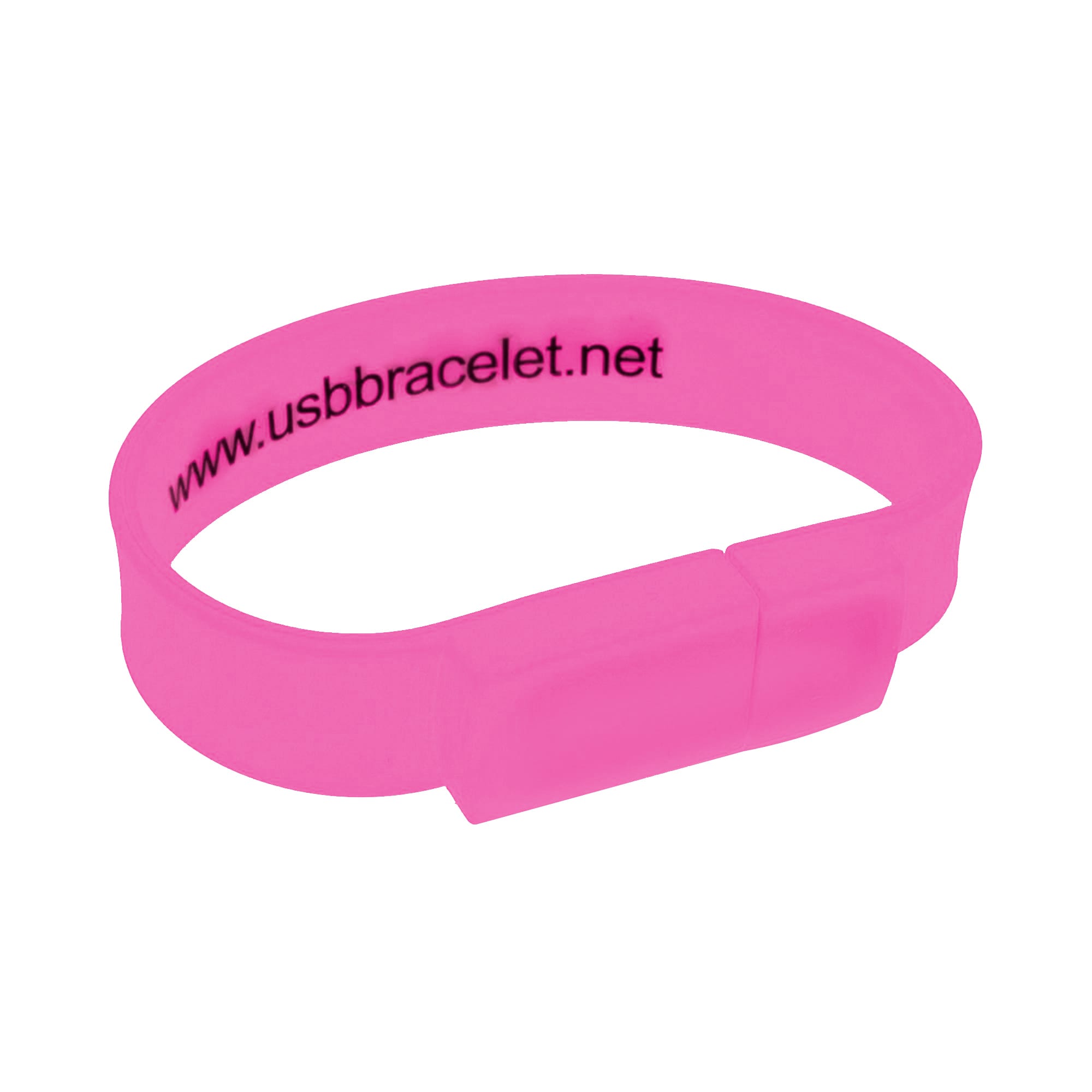 Rectangular Silicone Wristband Flash Drive