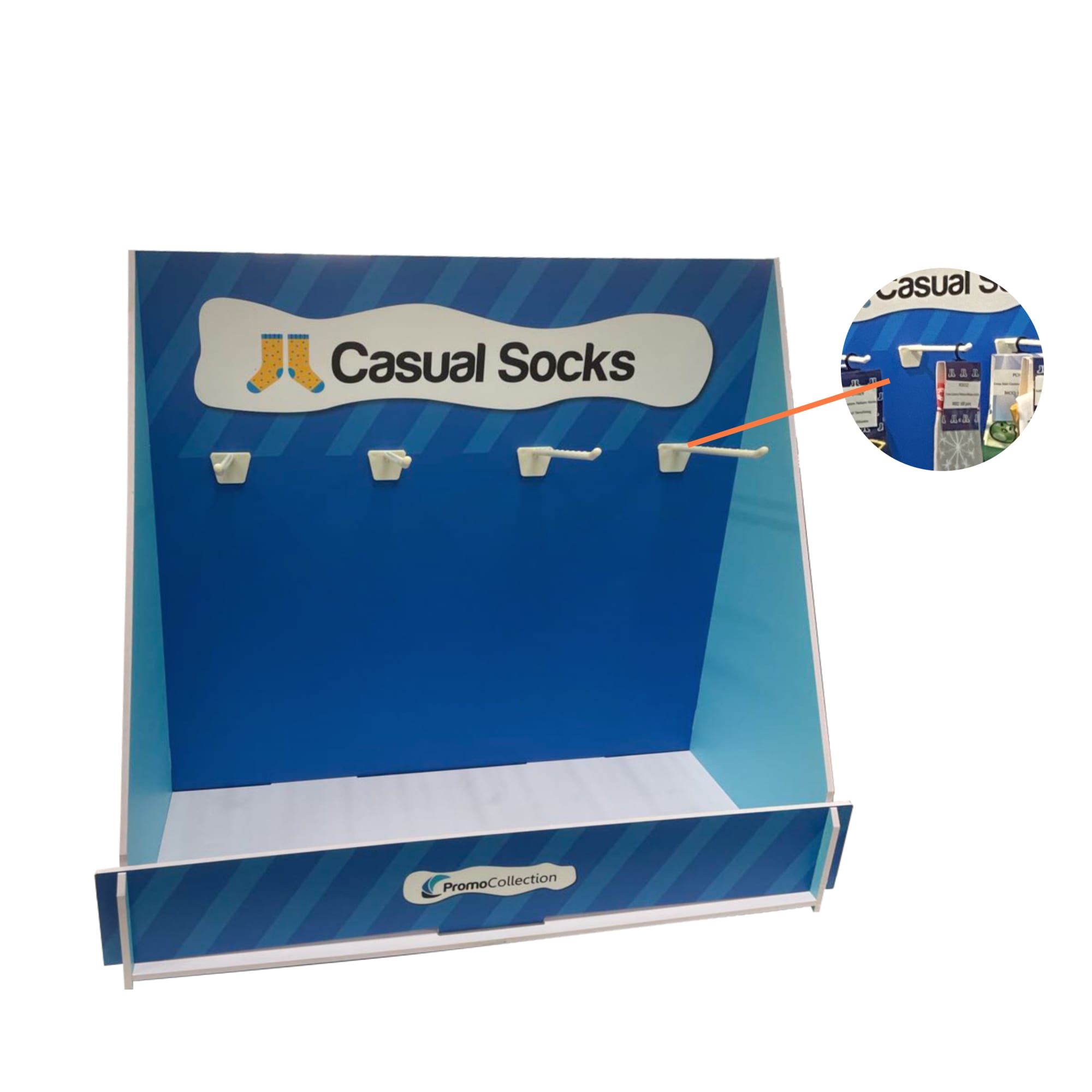 Custom Socks Counter Display