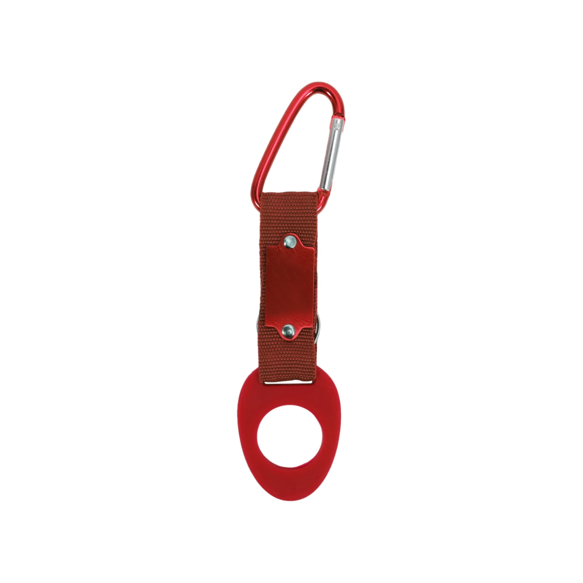 Carabiner Clip With Rubber Bottle Holder