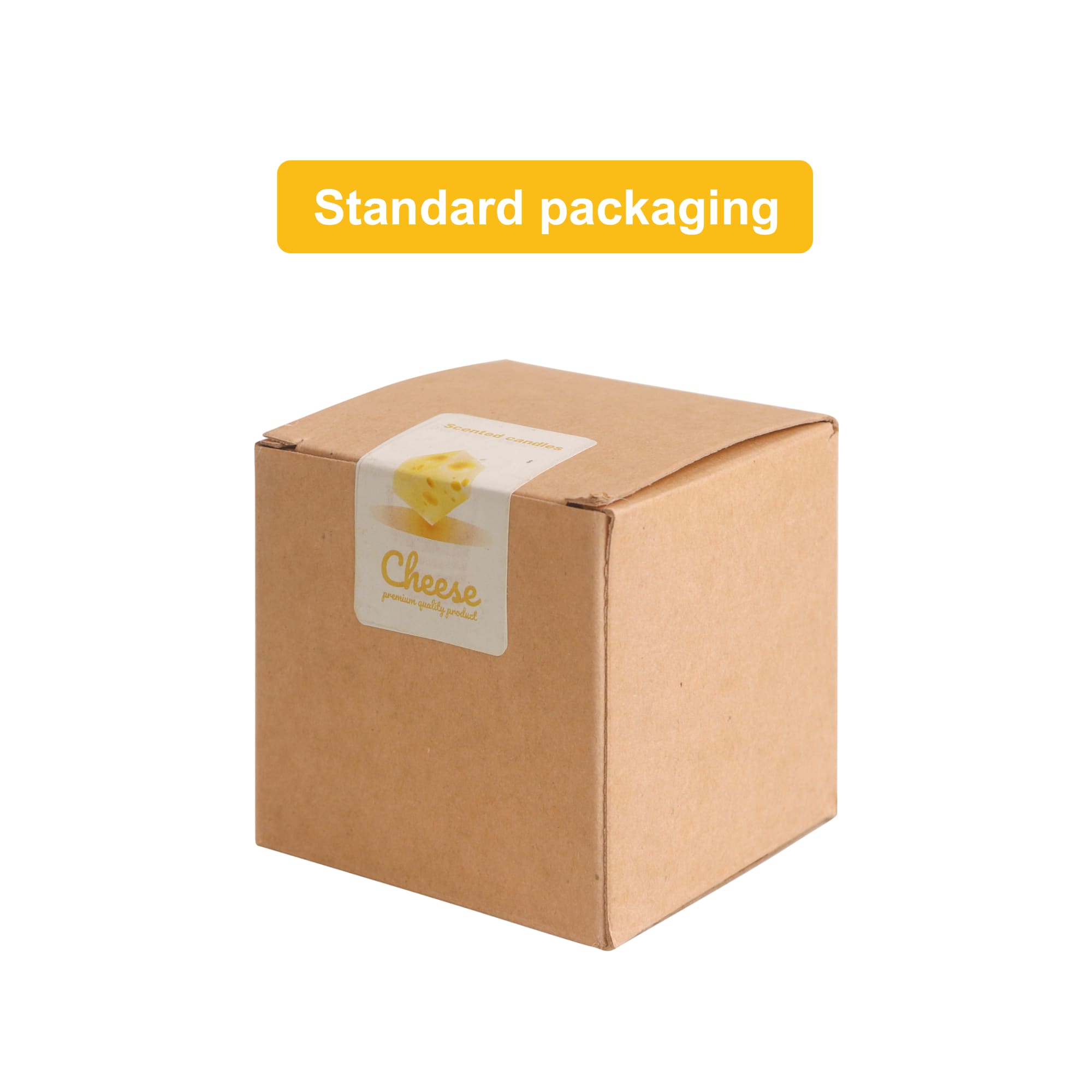 Square Cheese Shape Candles