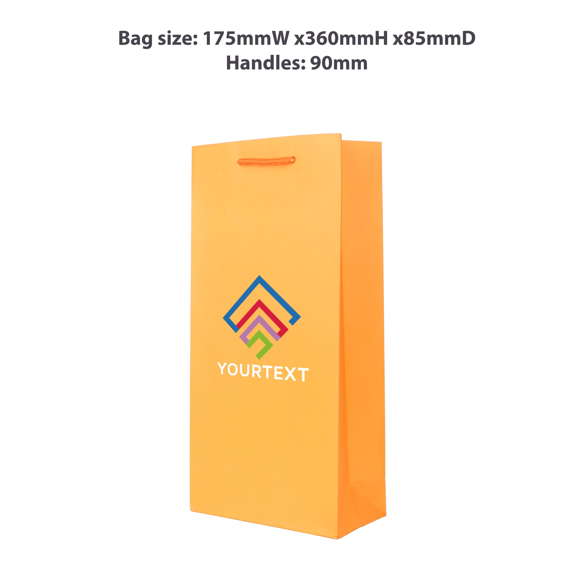 Wine Bottle Paper Bag(175x360x85mm)
