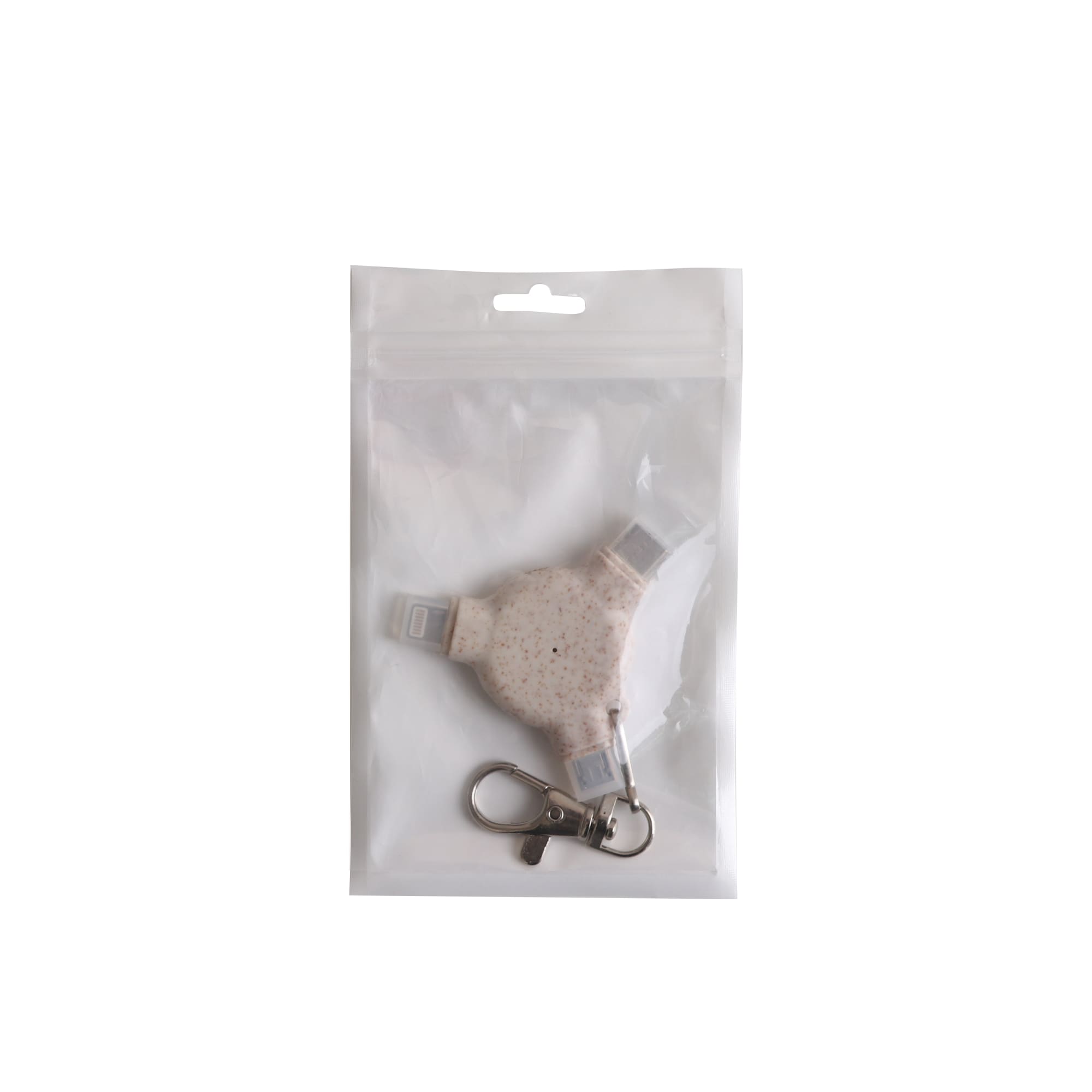 3-In-1 Wheat Straw Data Blocker with Keyring