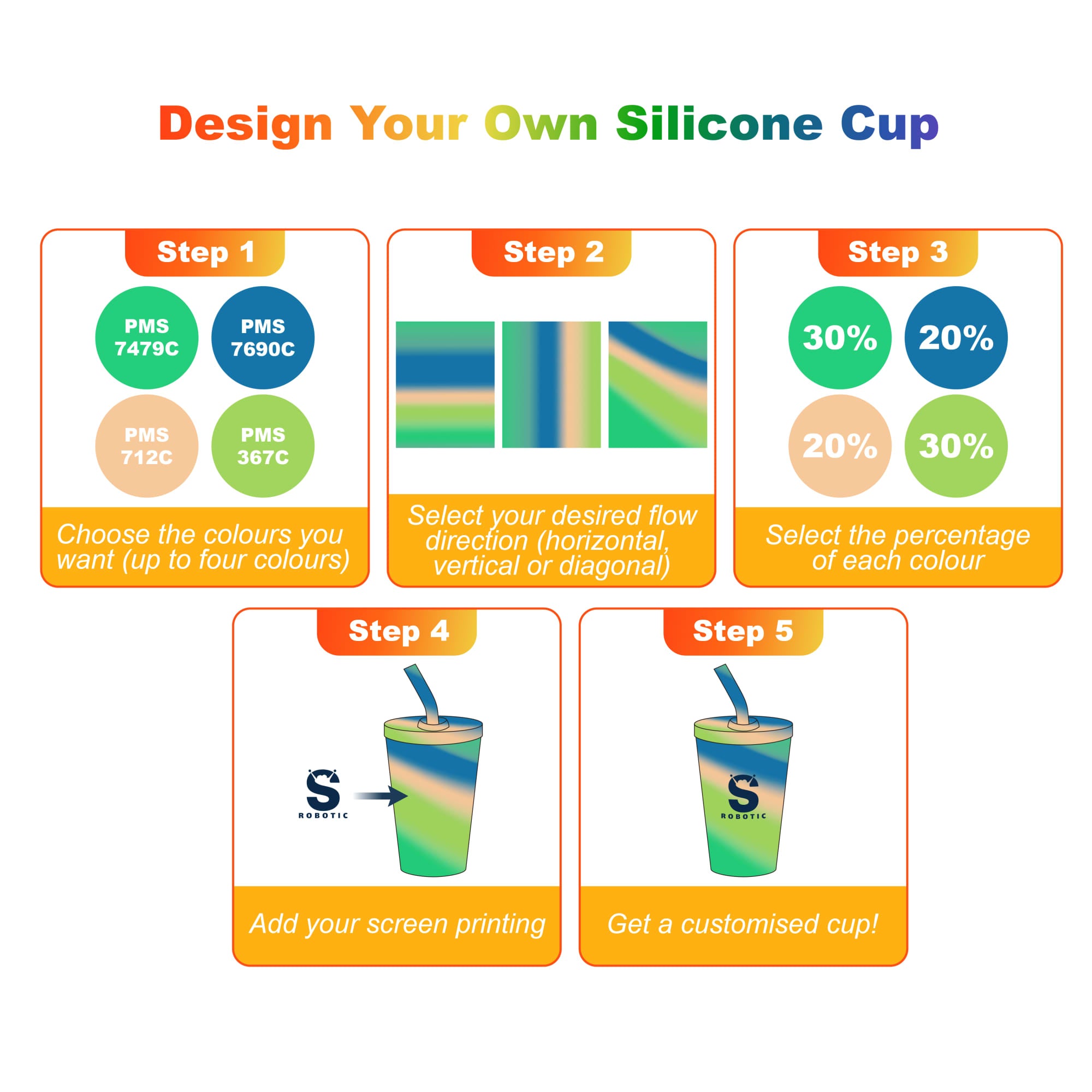 Custom Silicone Tumblers