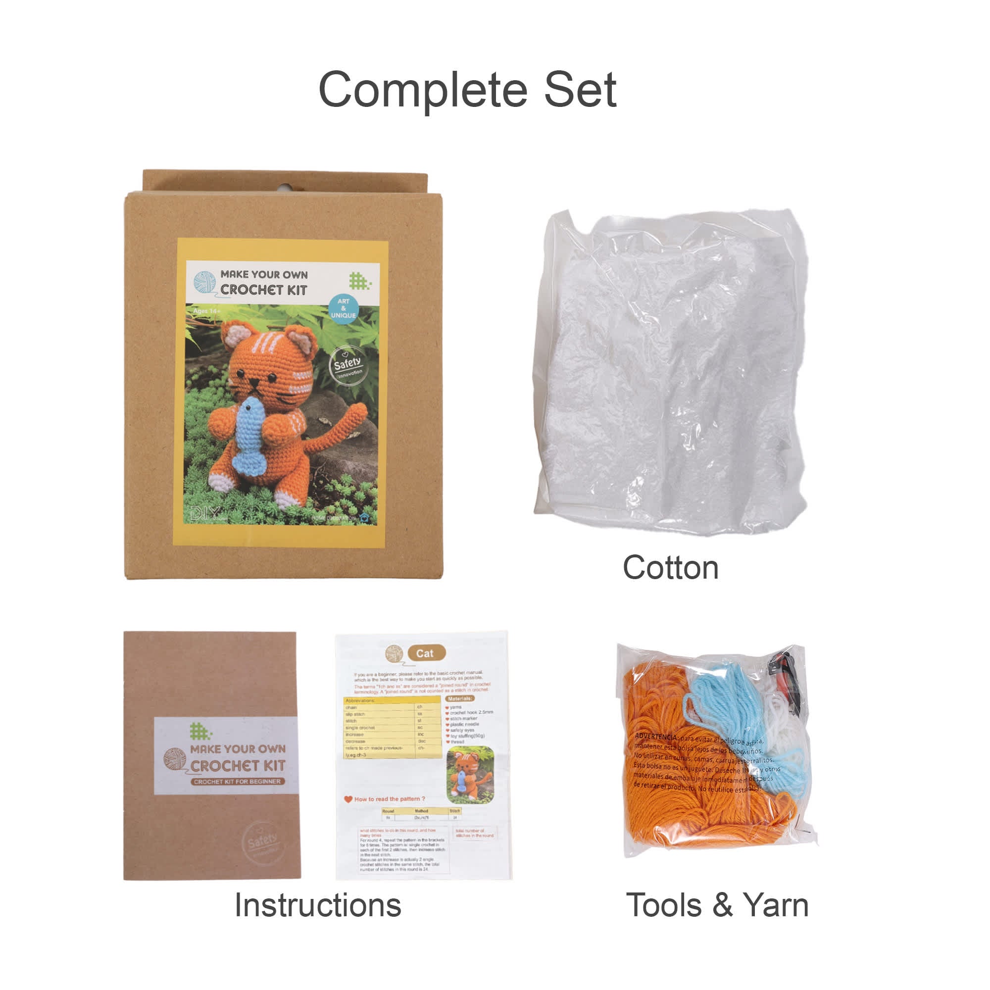 Custom Toy Crochet Kit