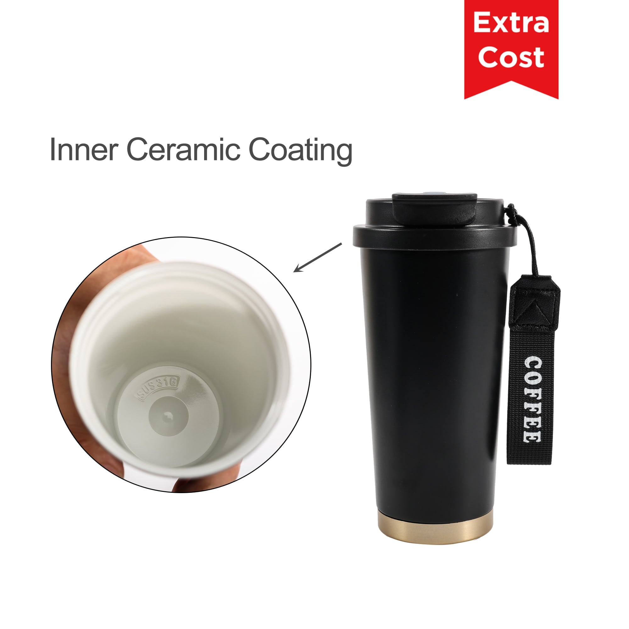 550ML Double Wall Stainless Steel Coffee Mug