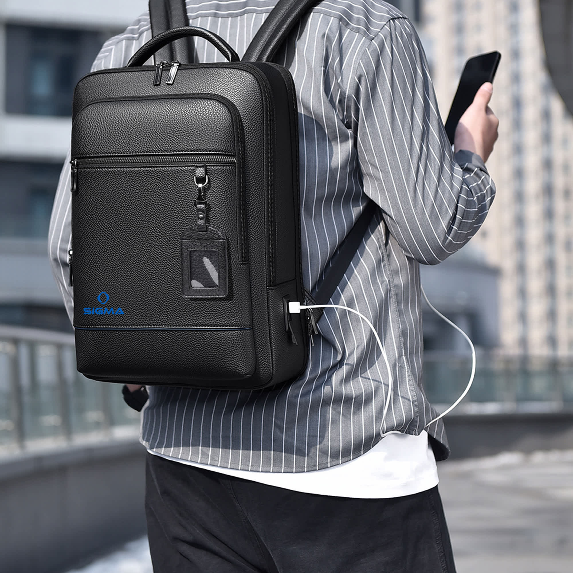 Polyurethane Laptop Backpack