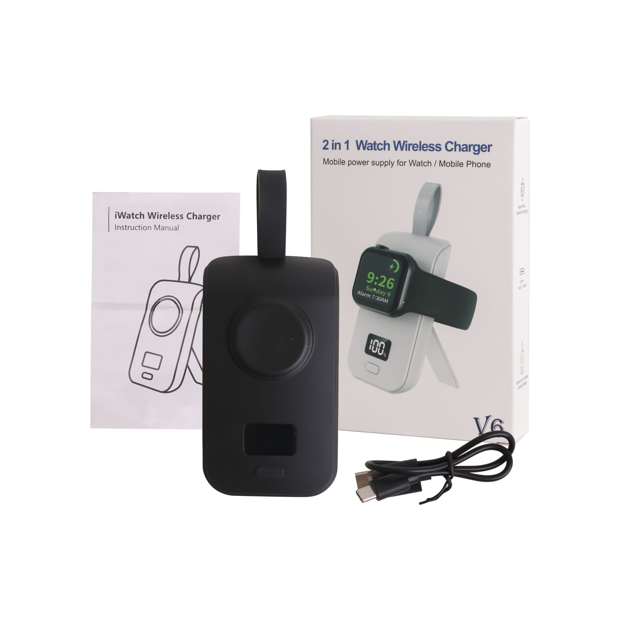 Portable Apple Watch 2500mAh Power Bank