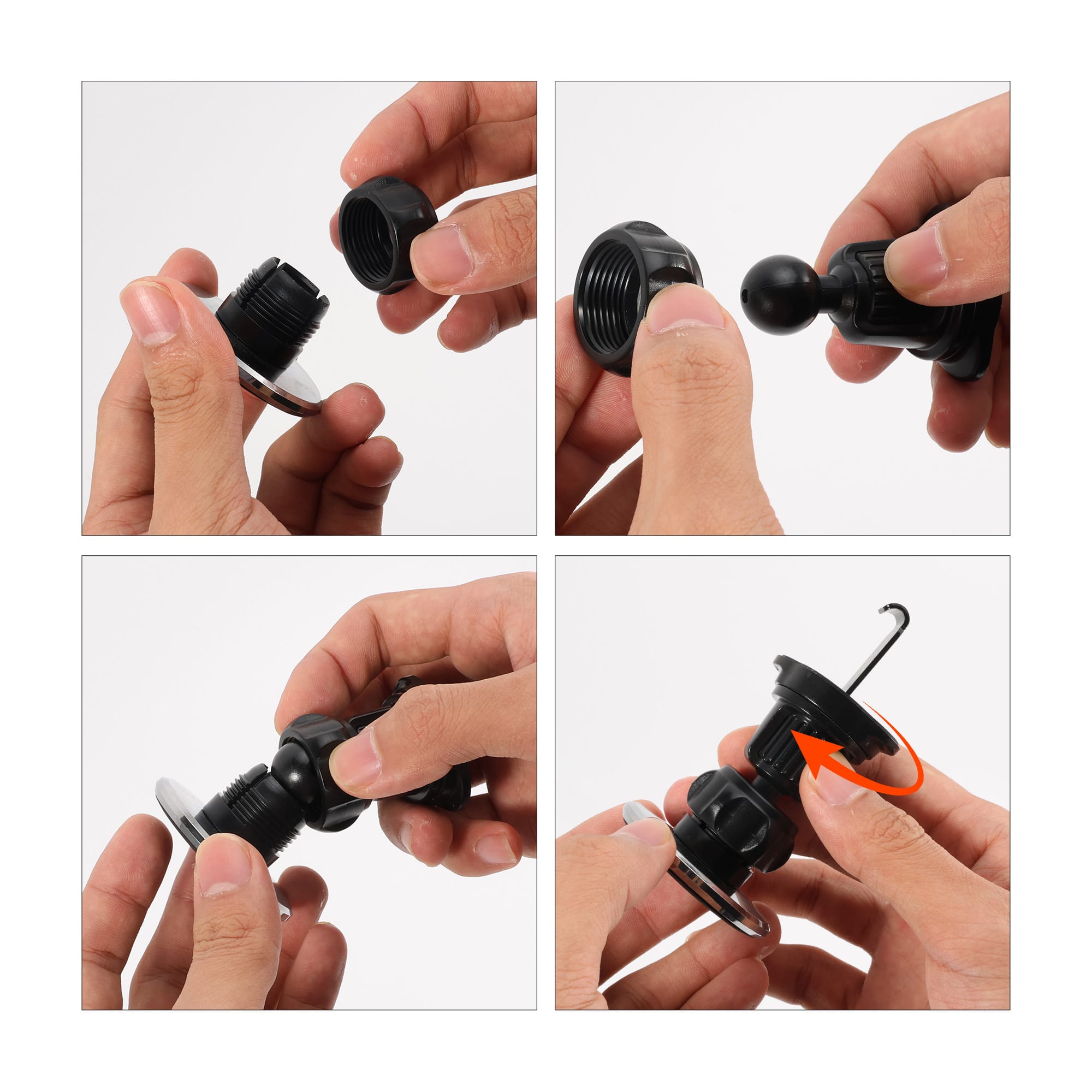 Round Car Hook Bracket