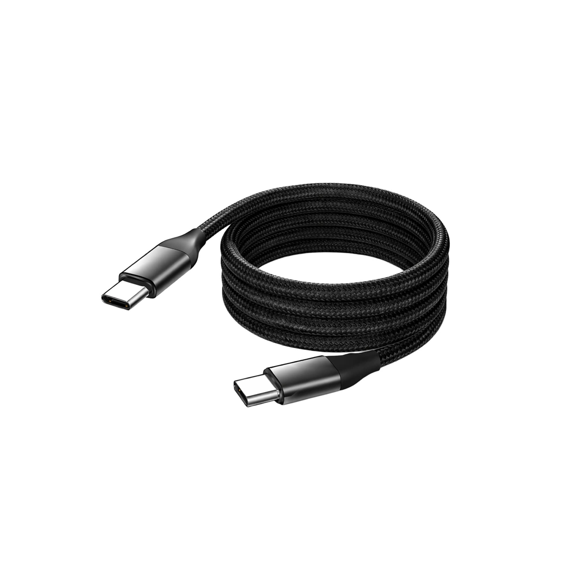 100W Magnetic Round Braided Charging Cable