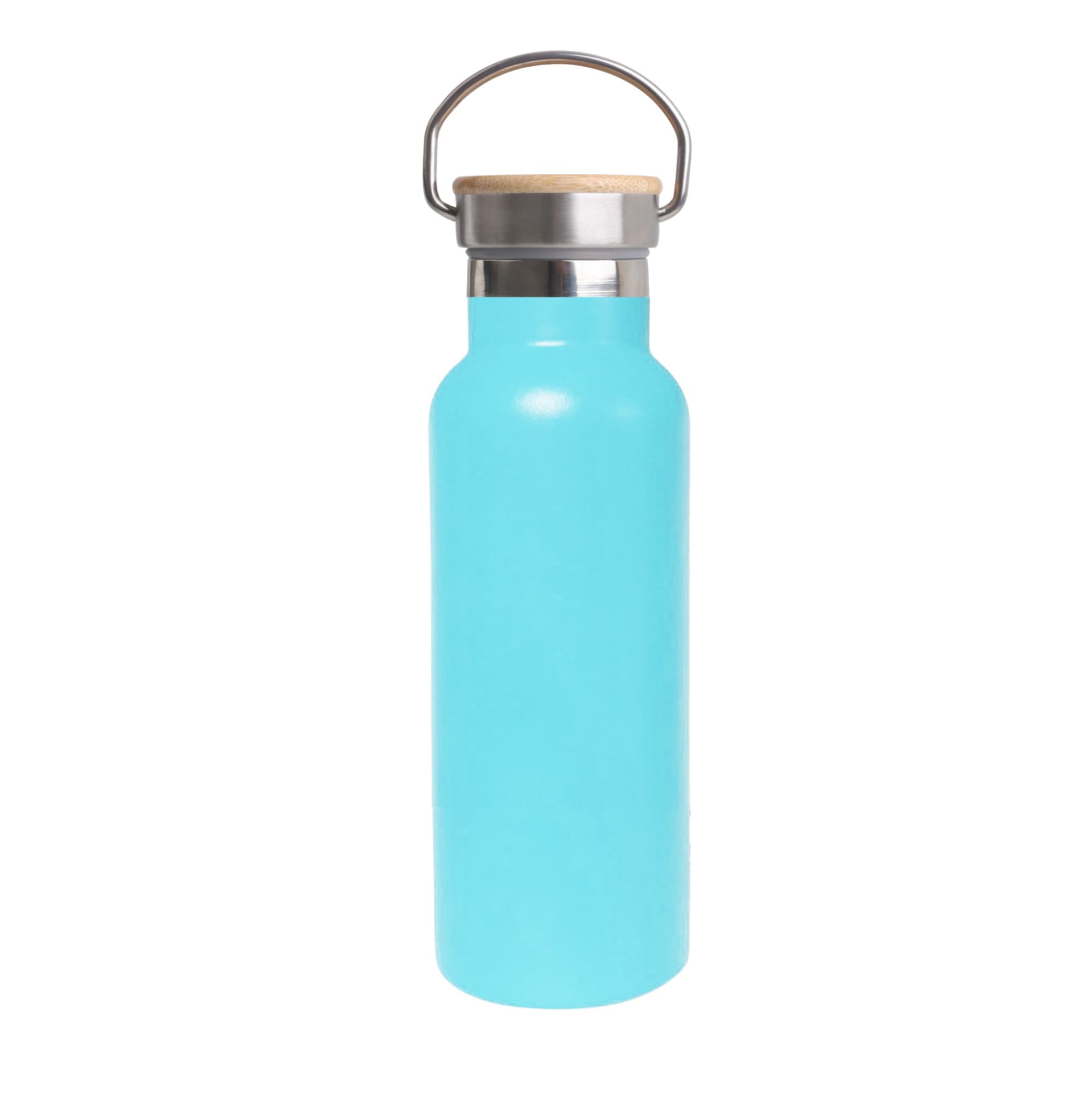500ml Double Wall Vacuum Bottle with Bamboo Lid