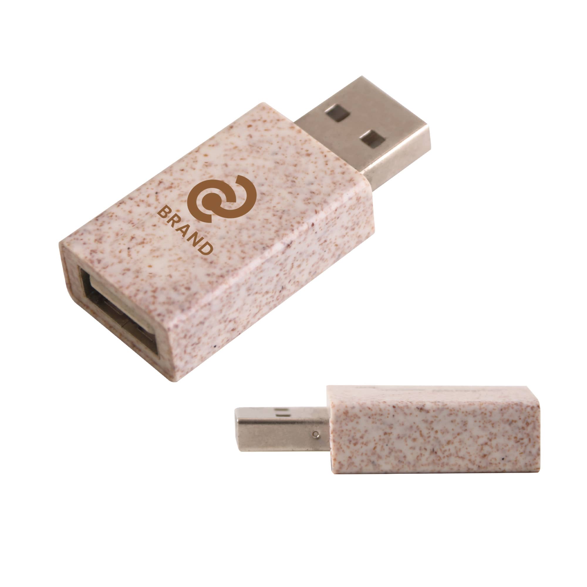 Wheat Straw USB Data Blocker