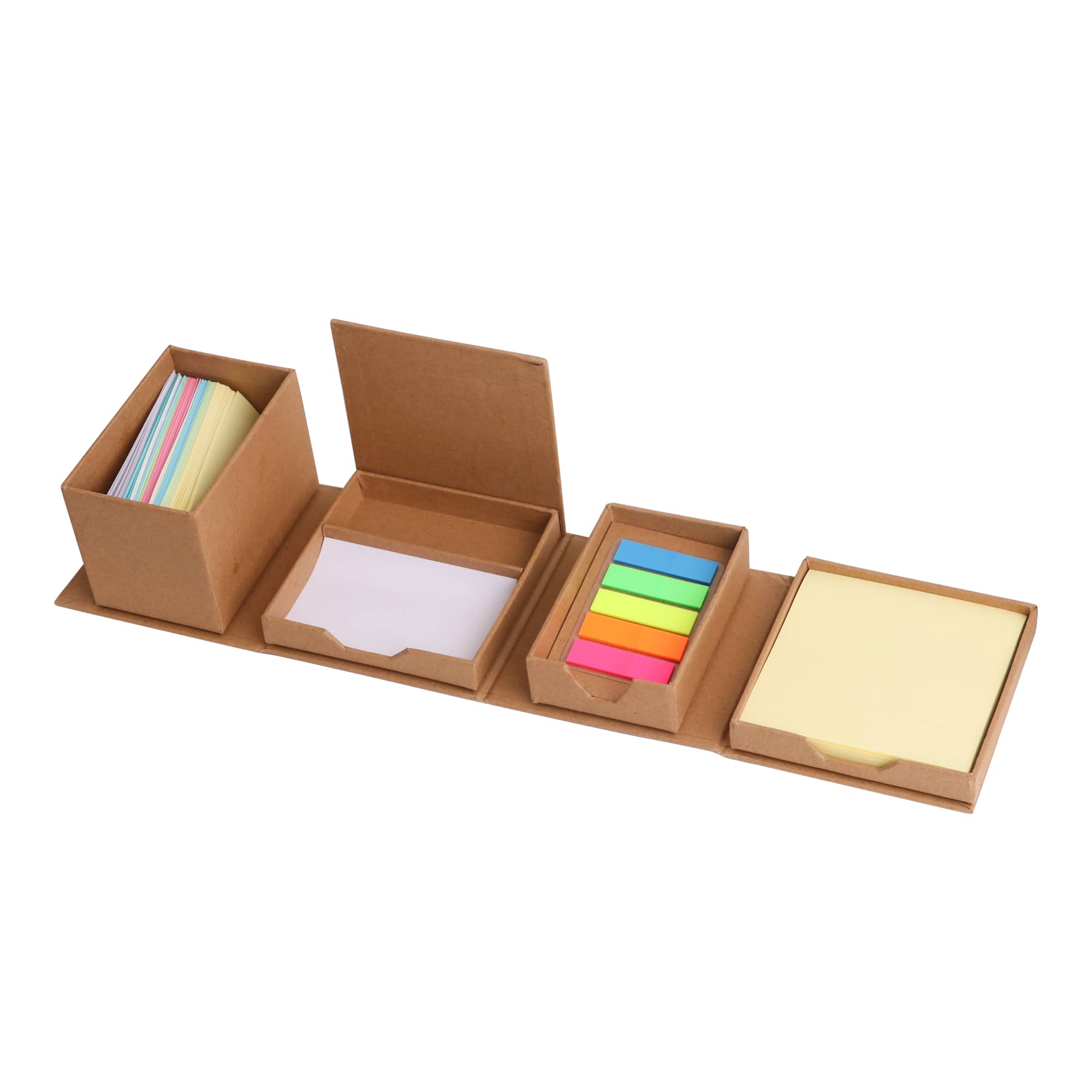 Folding Cube Sticky Note Memo Holder