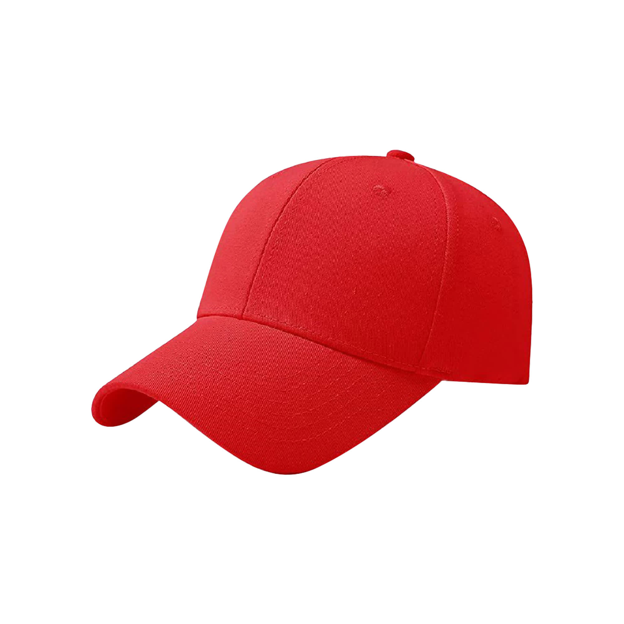 6 Panel Cotton Hard Top Pure Baseball Cap