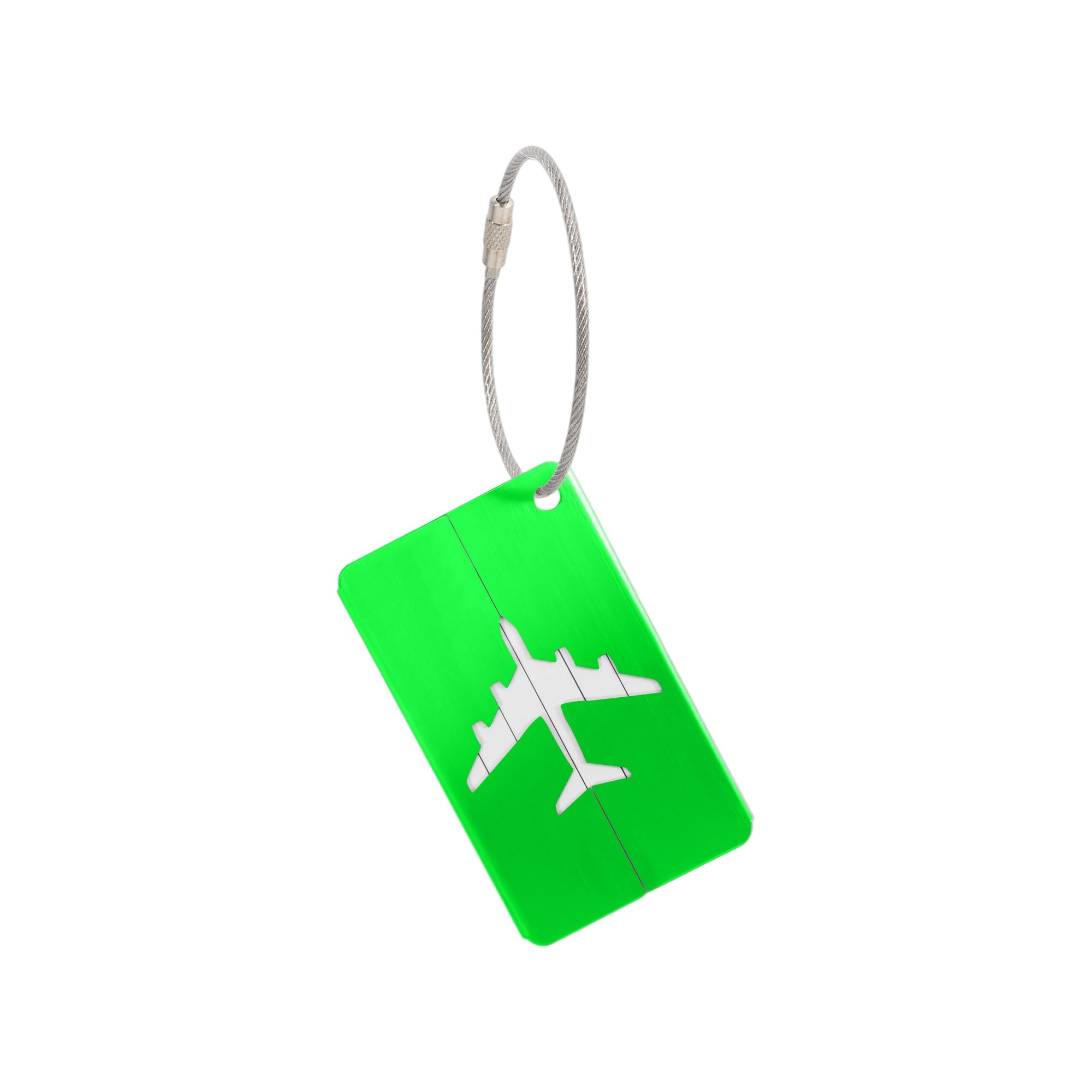 Plane Square Wire Cable Luggage Tag