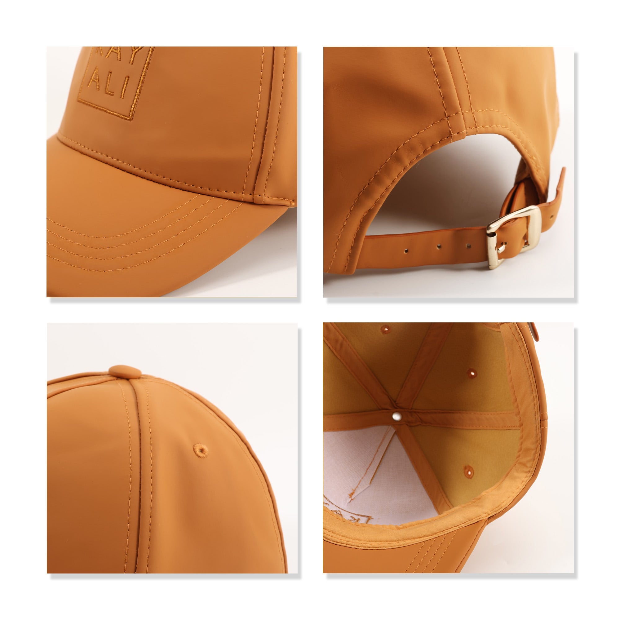 PU Leather Baseball Cap