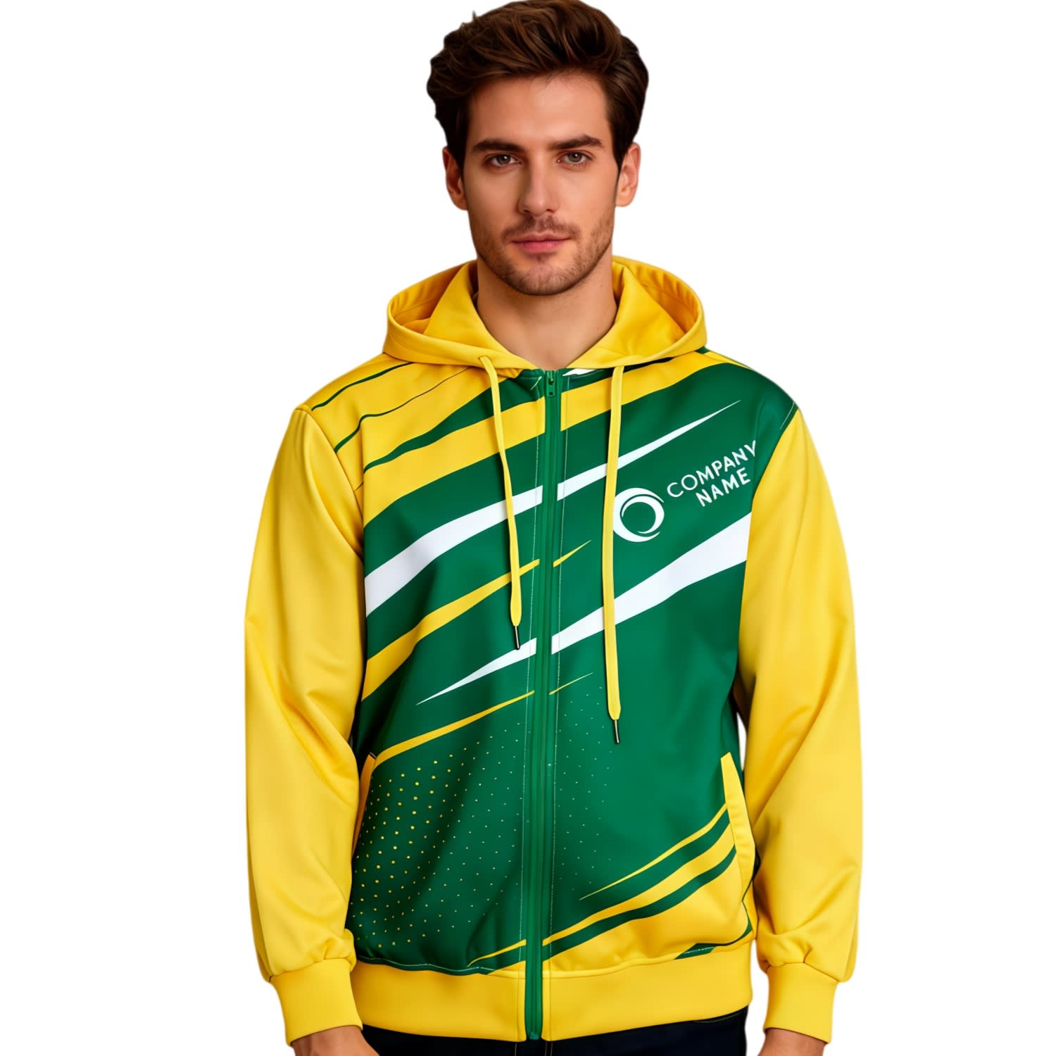 Men's Polyester Sublimated Training Track Jacket