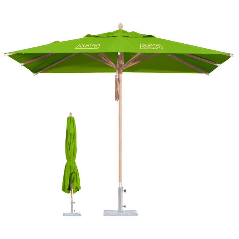 4x4m Wind-resistant Square Stock Colour Outdoor Umbrella