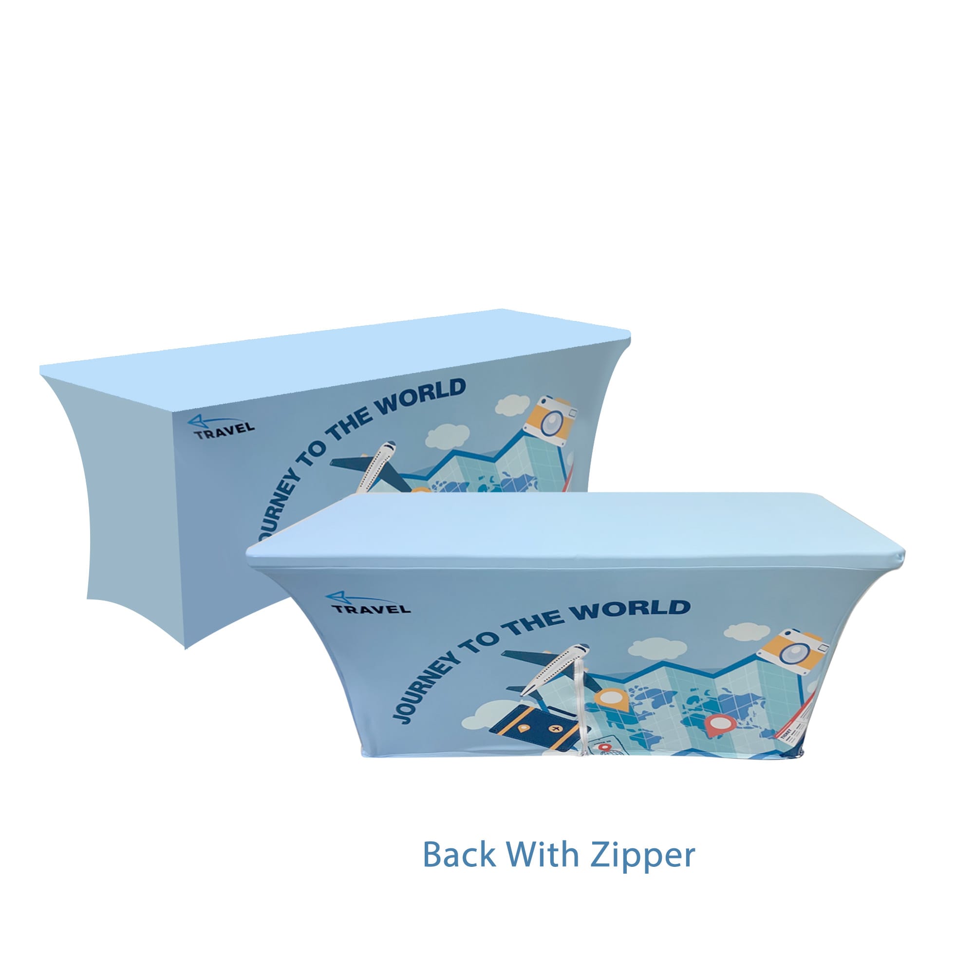 Stretch Table Covers with Zipper * 8ft