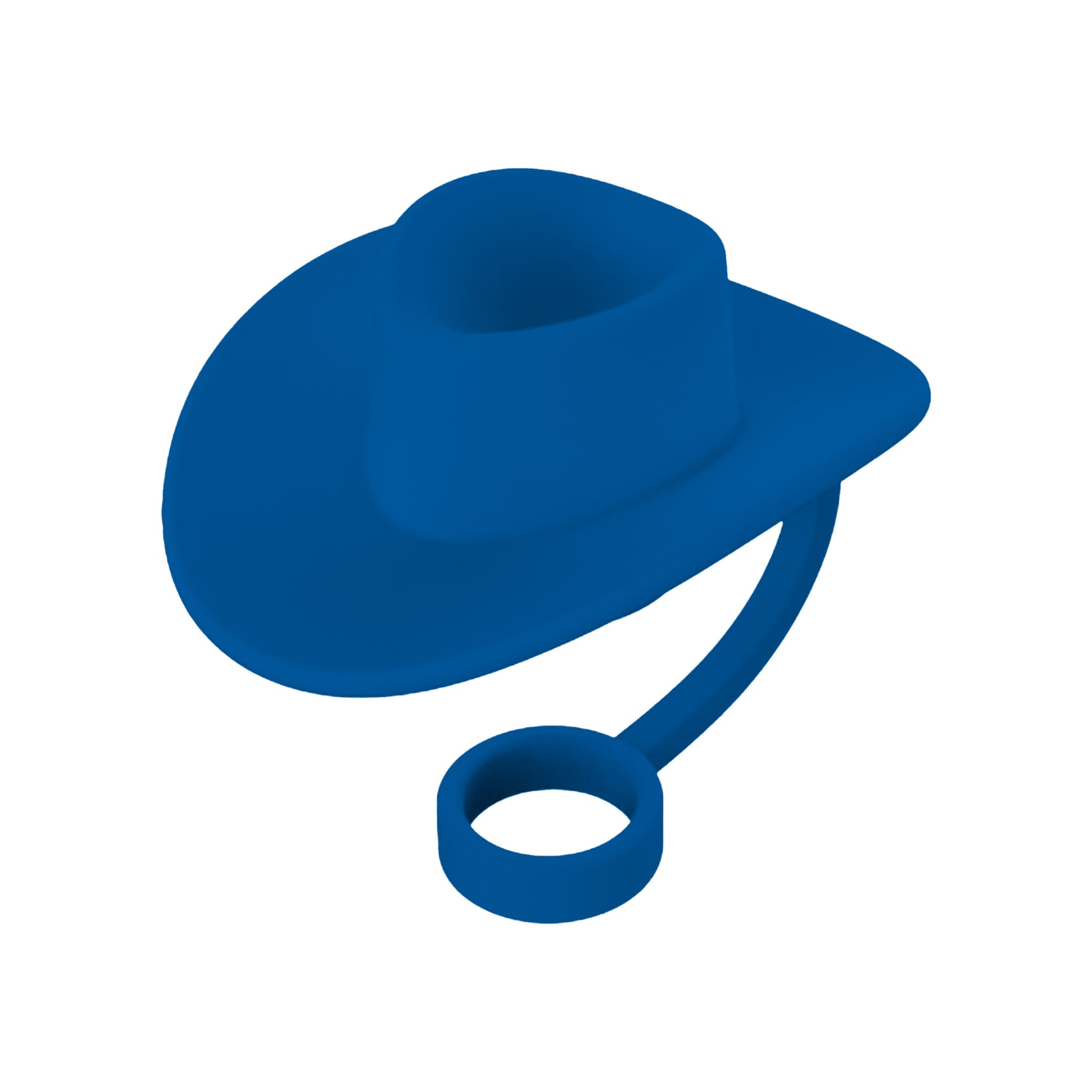 Cowboy Hat Silicone Straw Cover