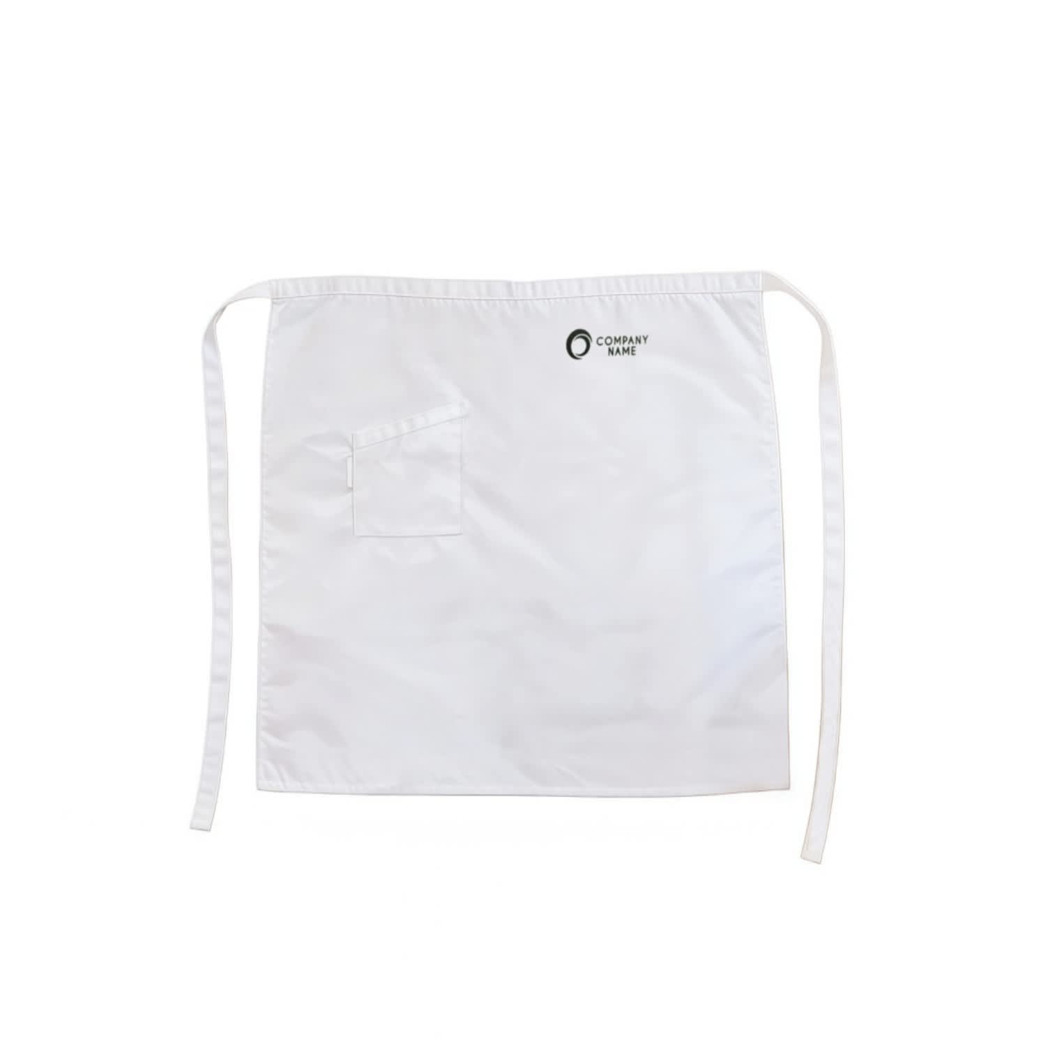100% Polyester Half Apron With Pocket