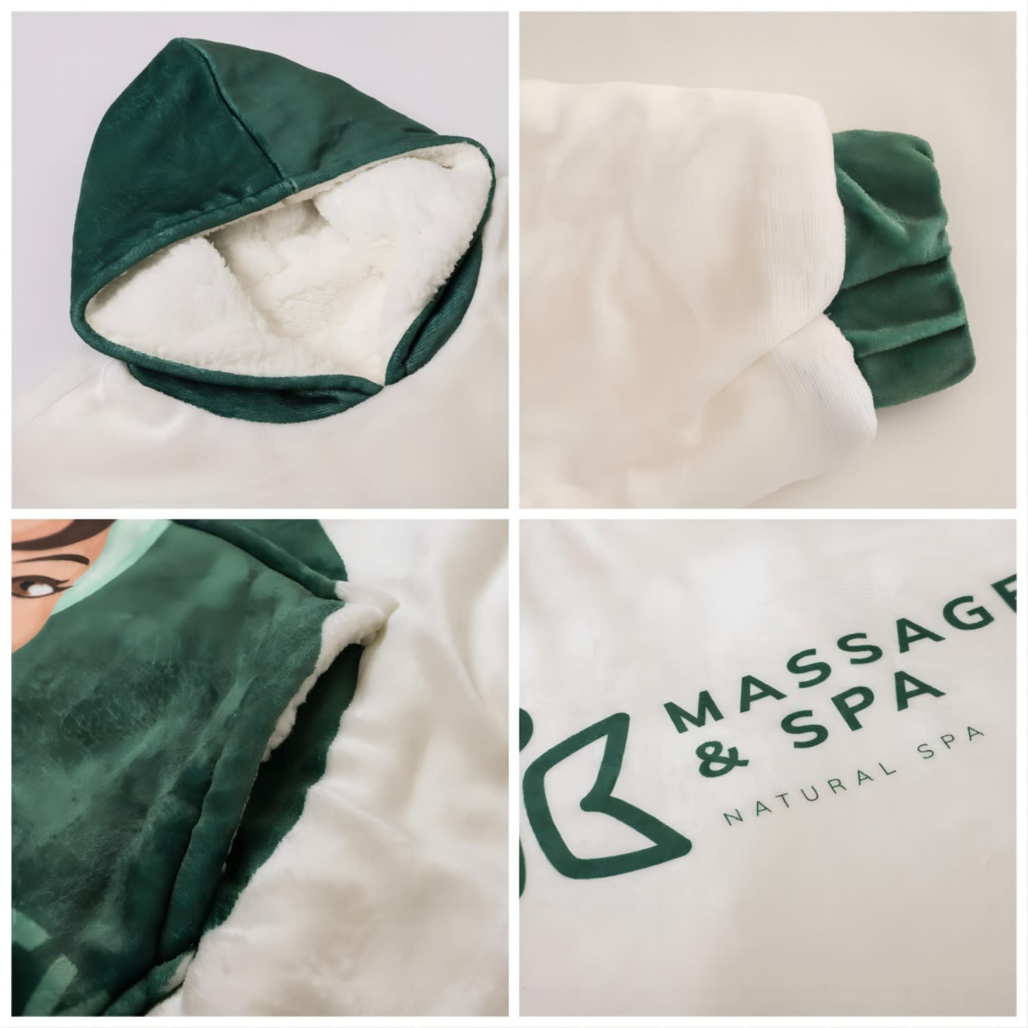 Unisex Premium 100% Polyester Sublimated  Wearable Blanket