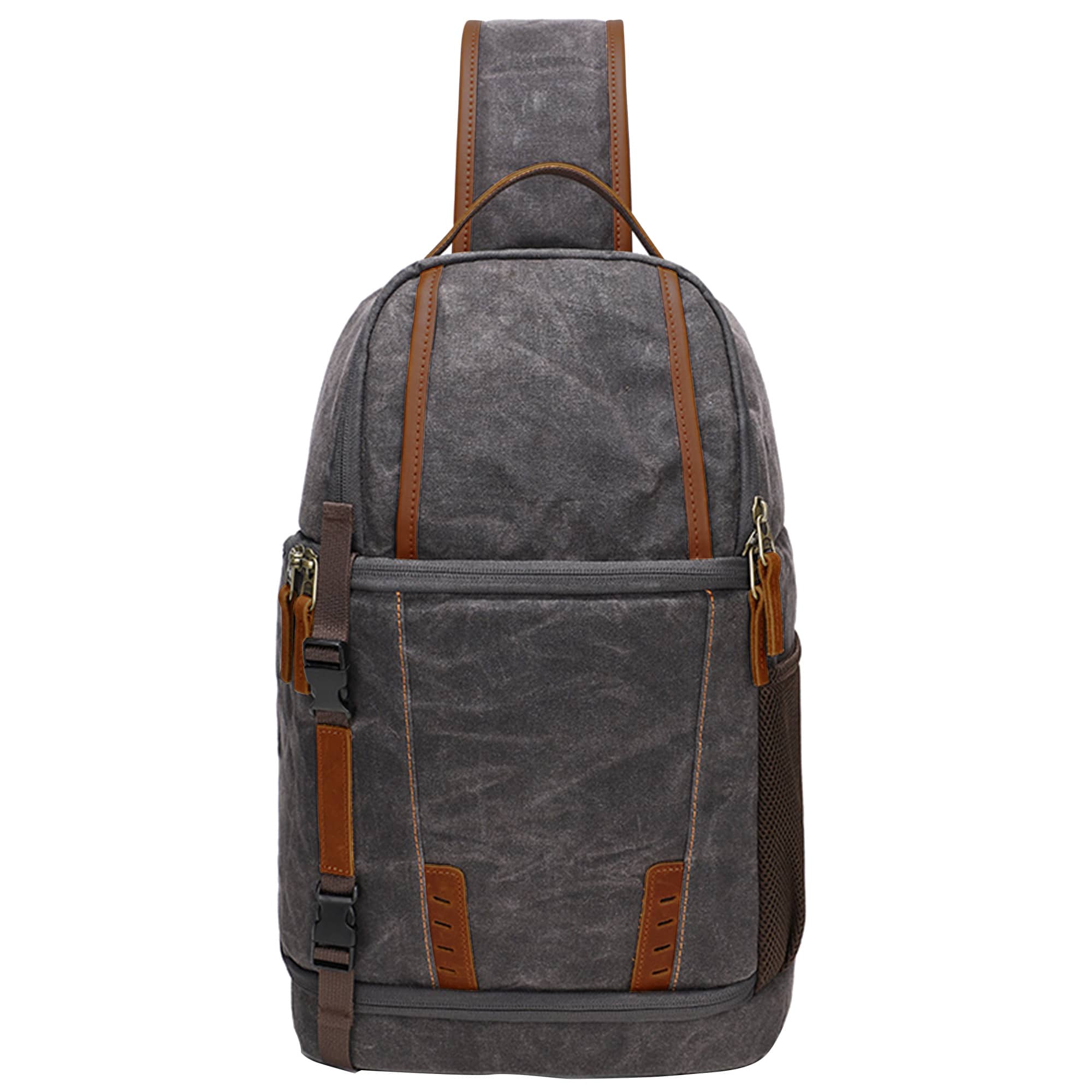 Waxed Canvas Camera Sling Bag