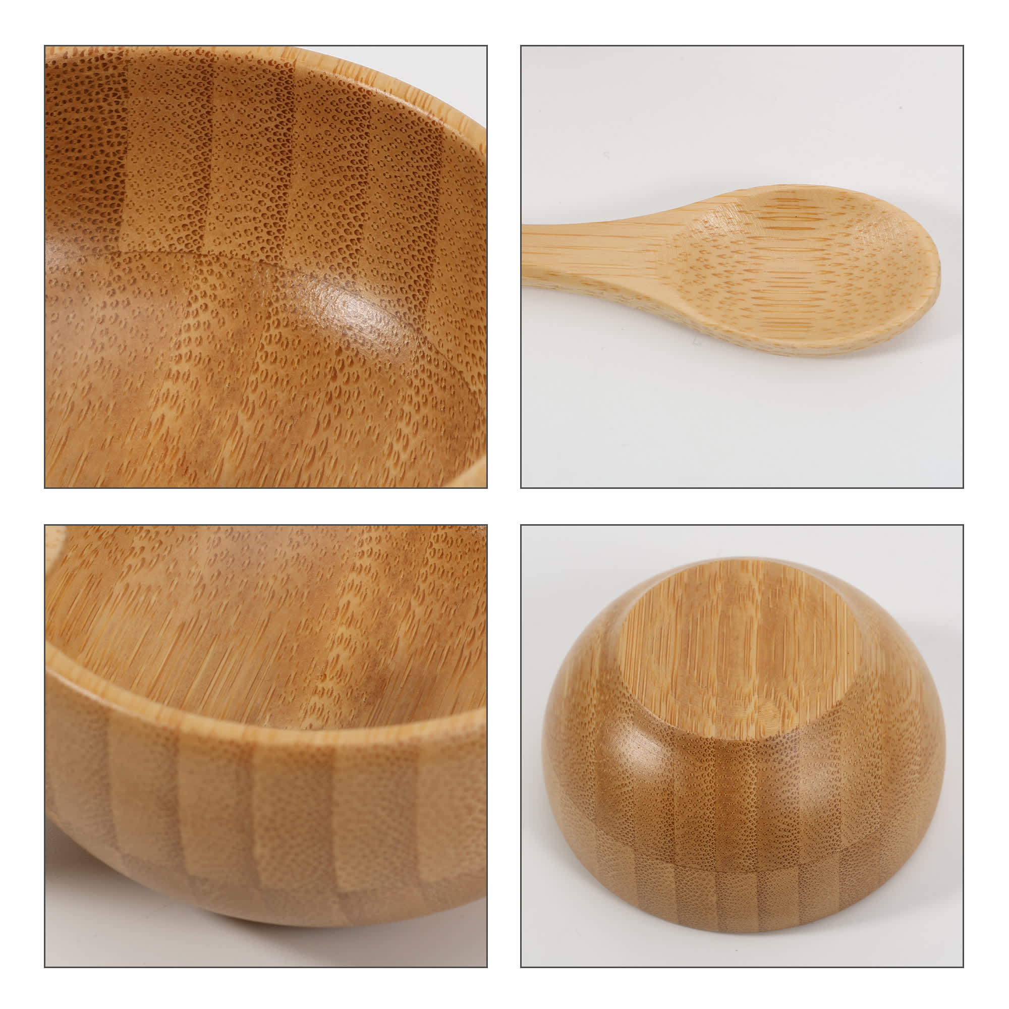 Bamboo Facial Mask Bowl Set