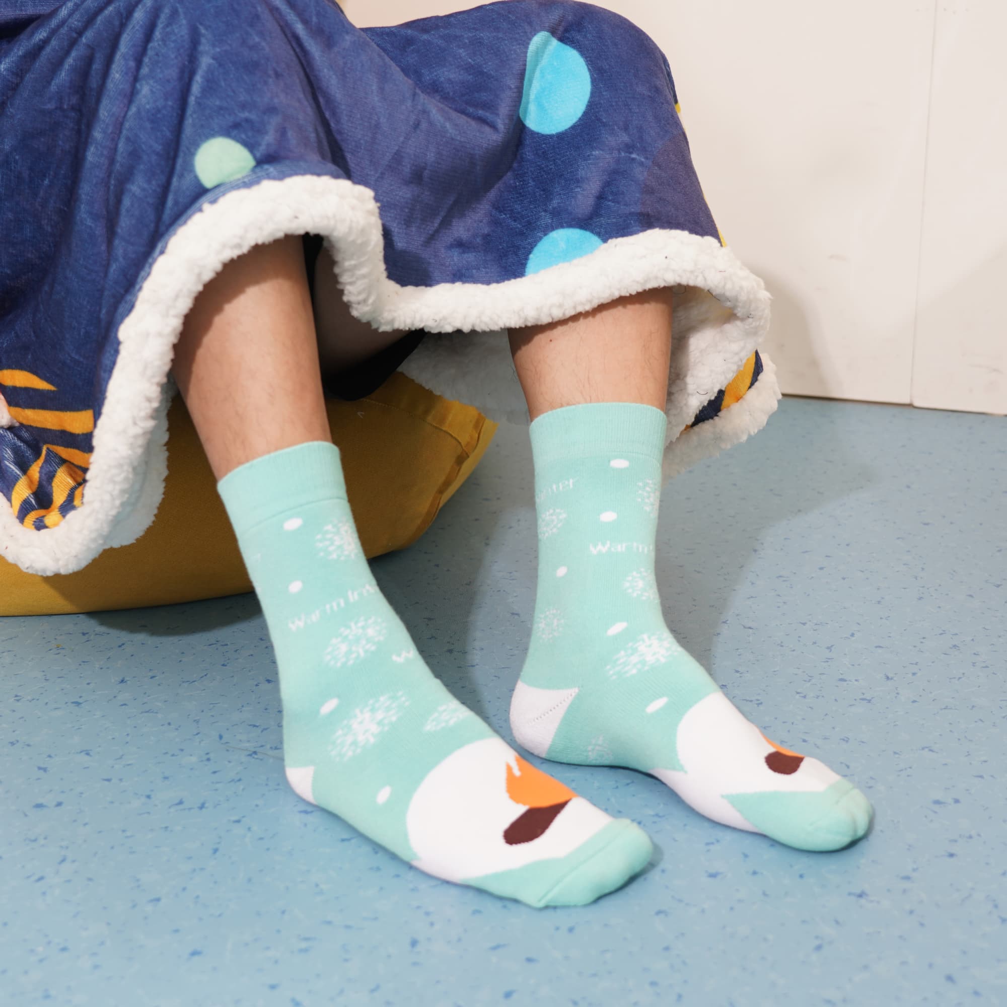 Crew Thermal Custom Pattern Socks