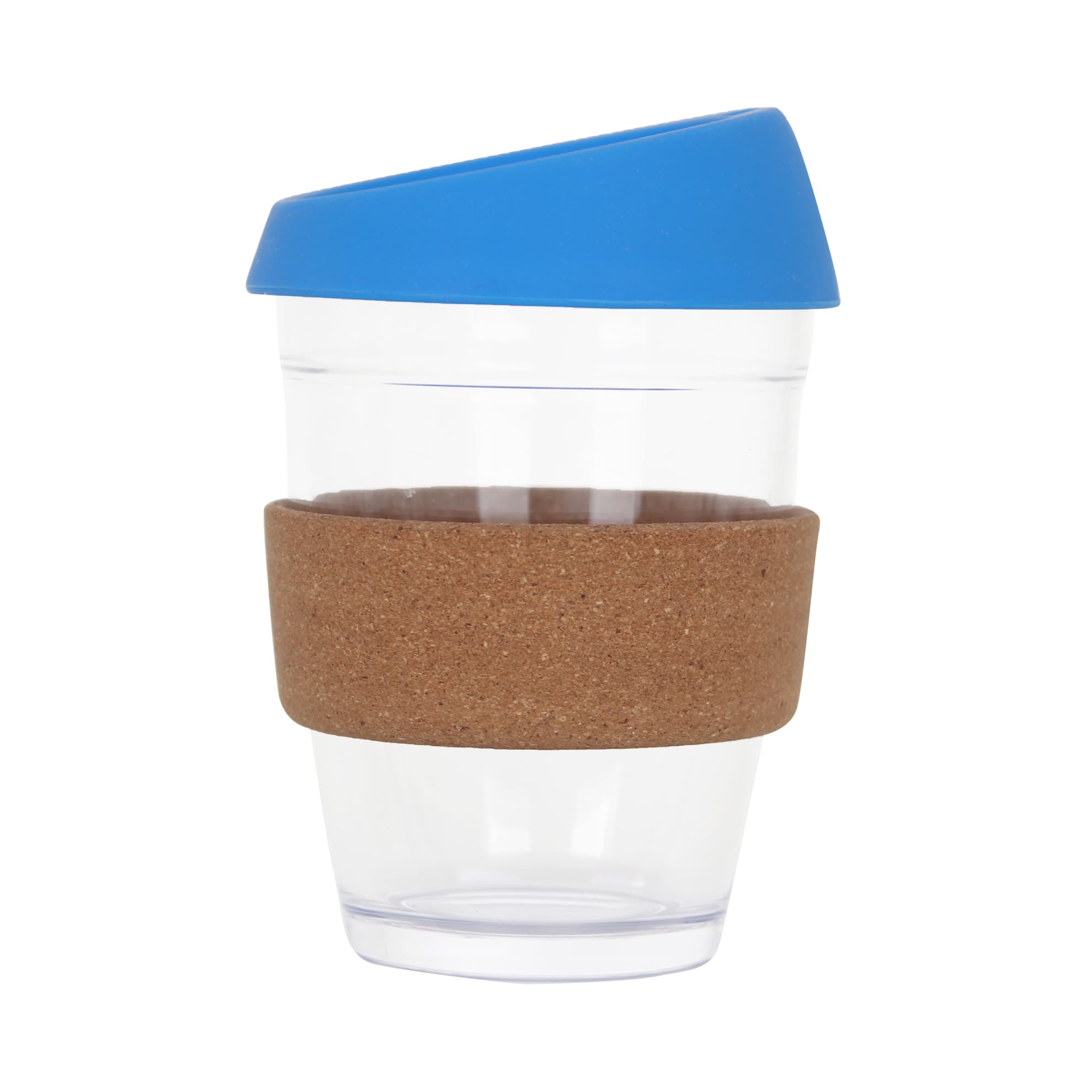 12 OZ Reuasble Glass Coffee Cup with Cork Band