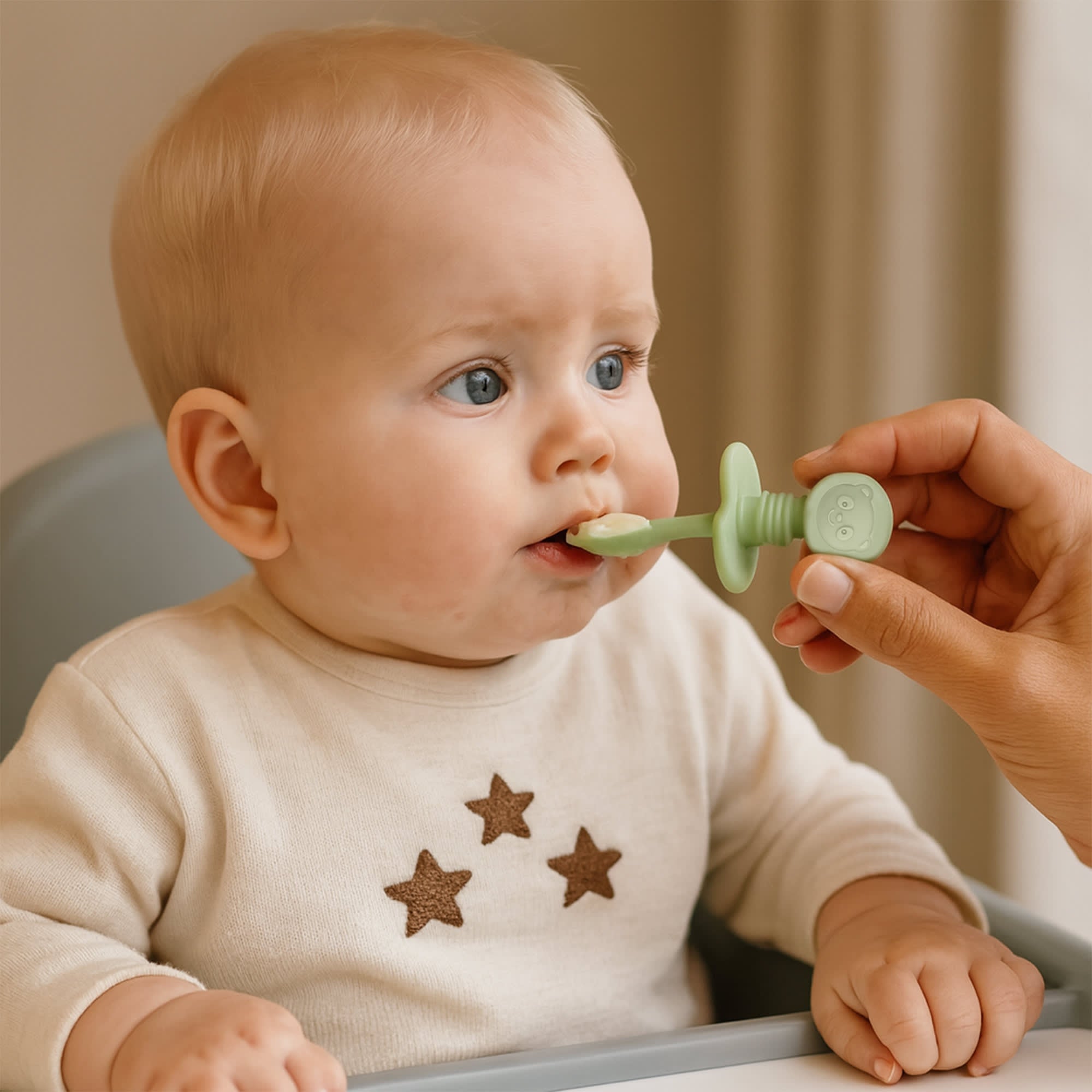 Bear Training Silicone Kids Cutlery