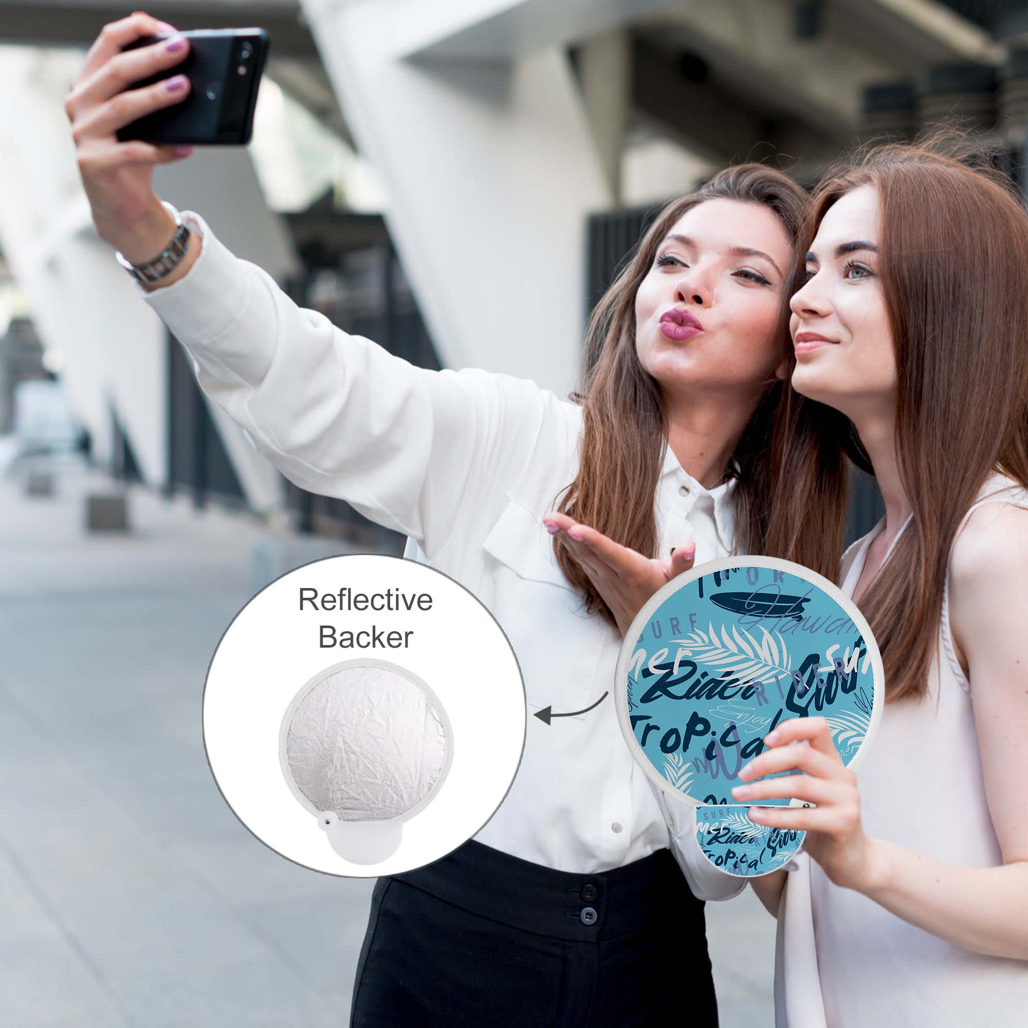 20cm Foldable Reflective Fan