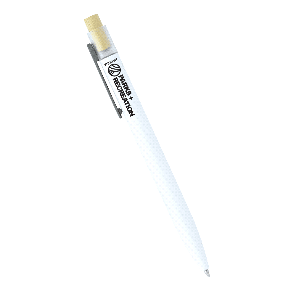 Recycled Aluminium Pen w/ Bamboo Clicker
