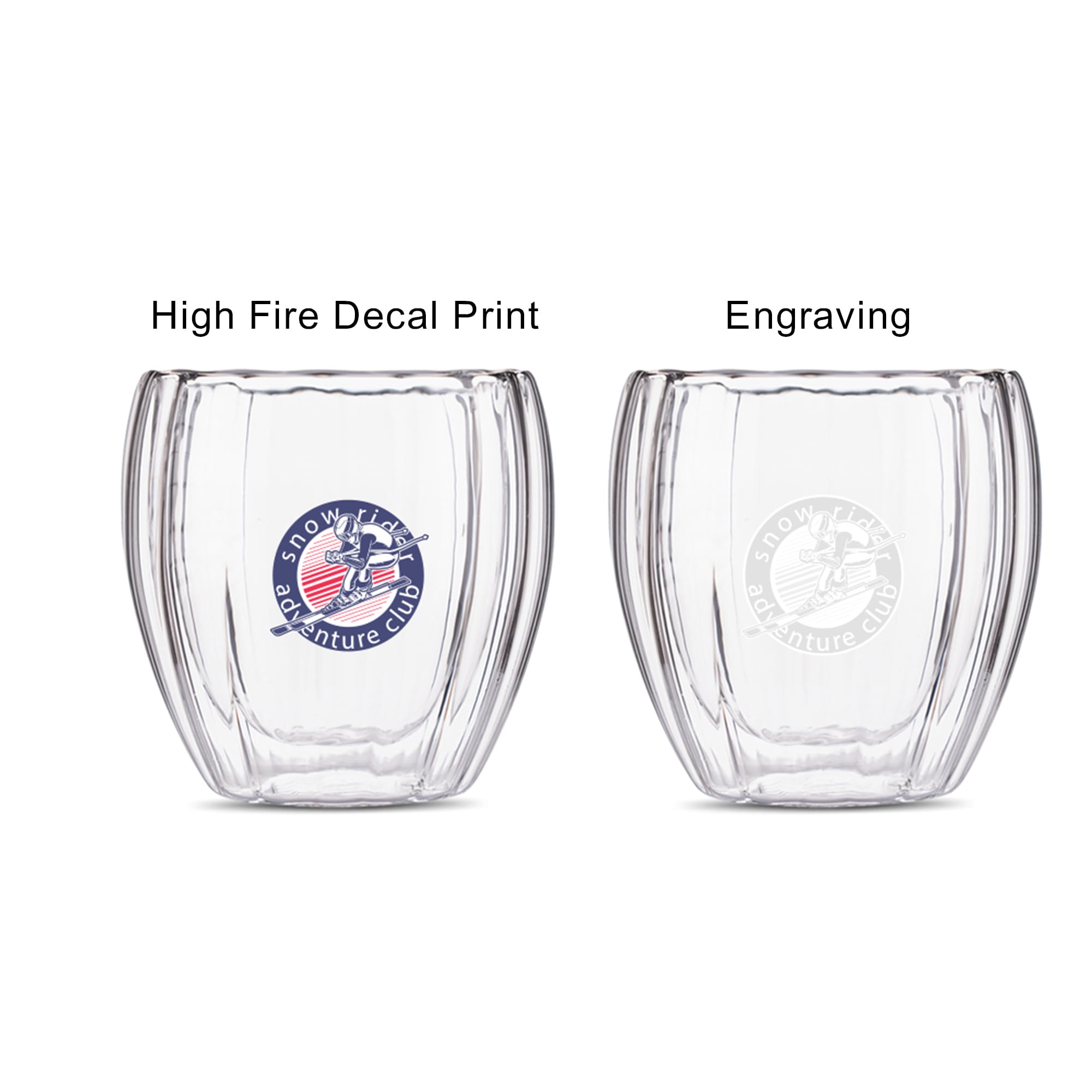 Spiral Double Wall Glass