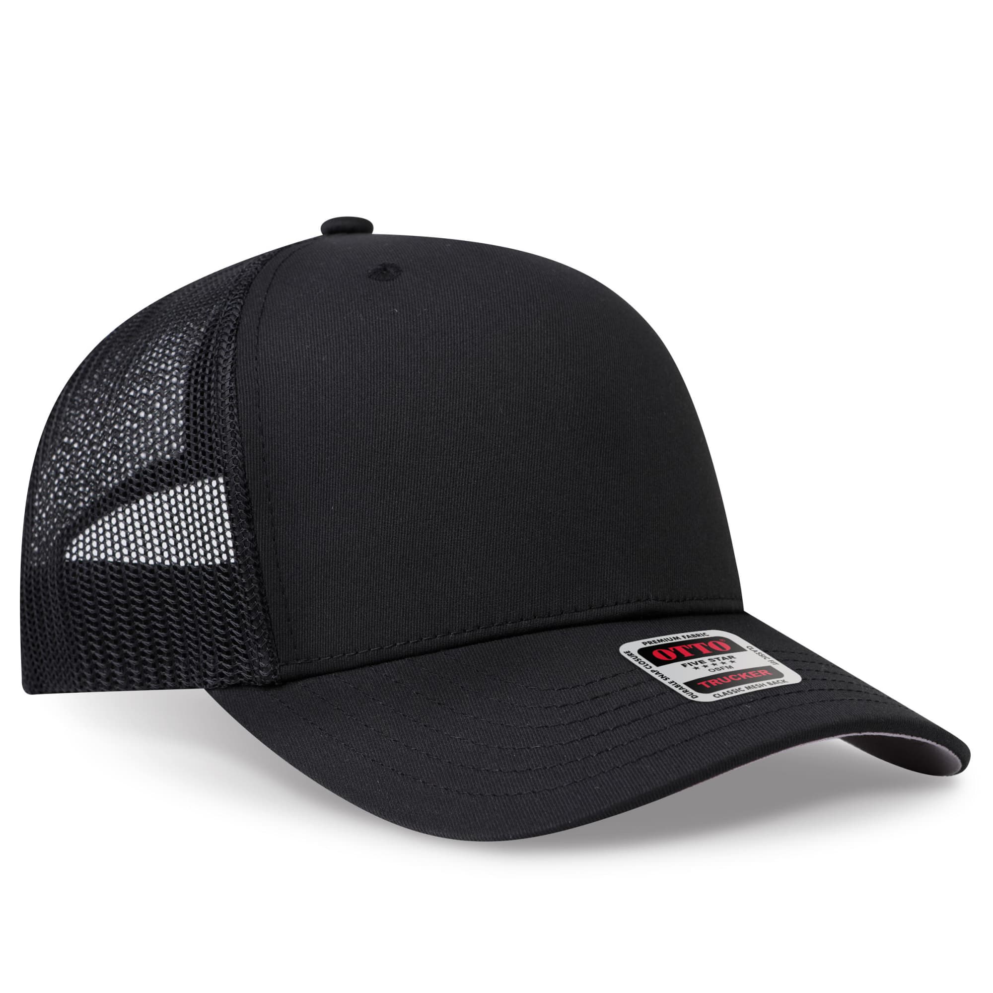 Seamless 6 Panel Mid Profile Mesh Back Trucker