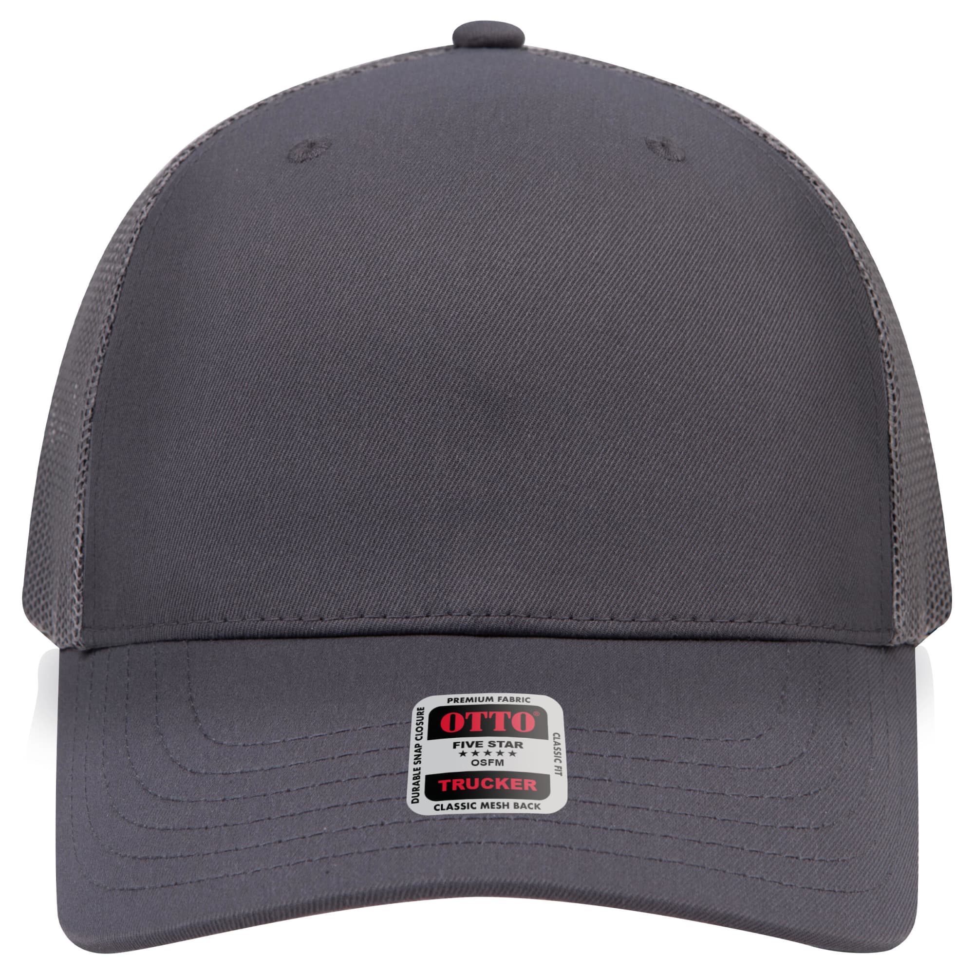Seamless 6 Panel Mid Profile Mesh Back Trucker