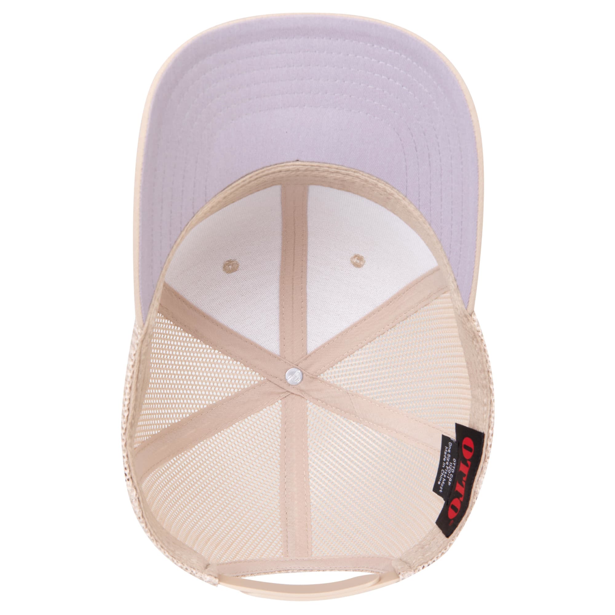 Seamless 6 Panel Mid Profile Mesh Back Trucker