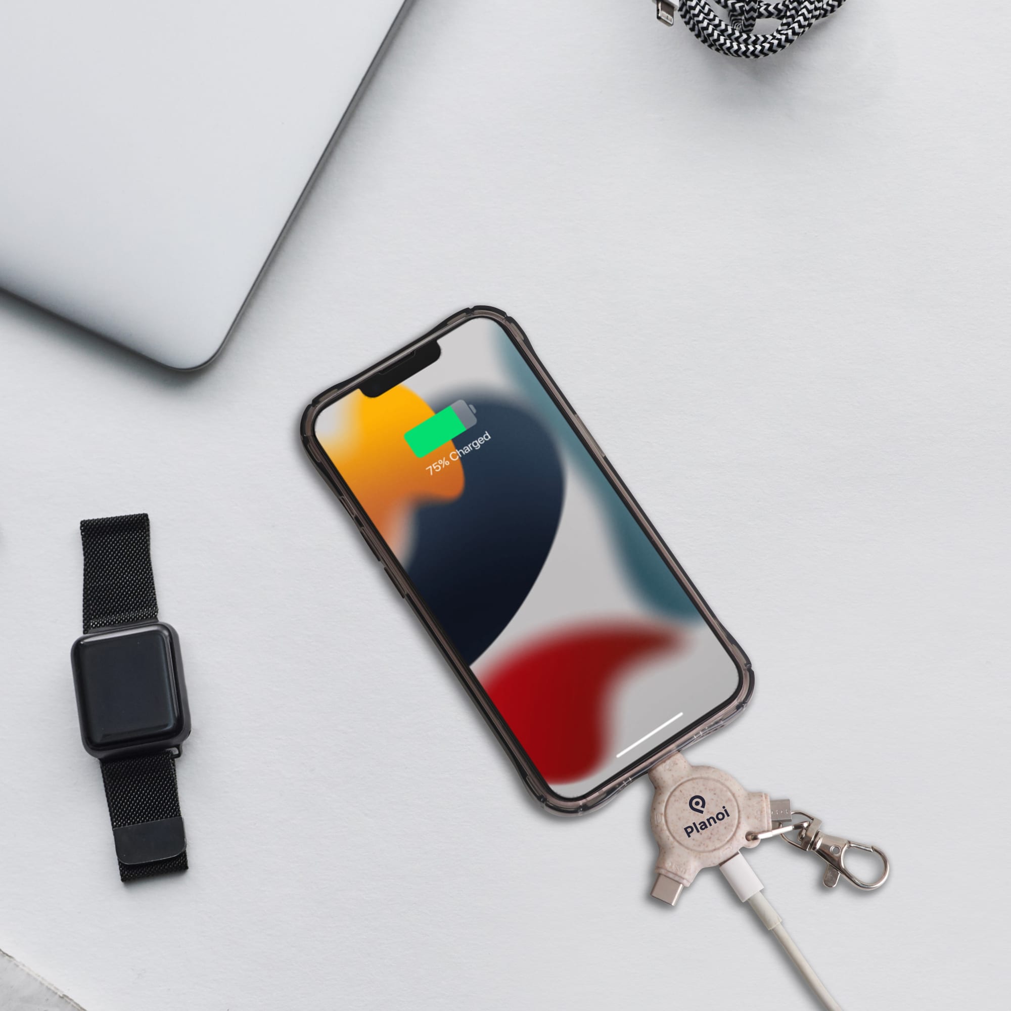 3-In-1 Wheat Straw Data Blocker with Keyring