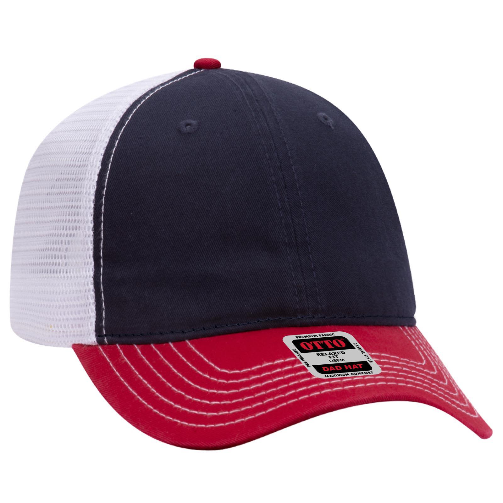 6 Panel Low Profile Trucker Dad Cap