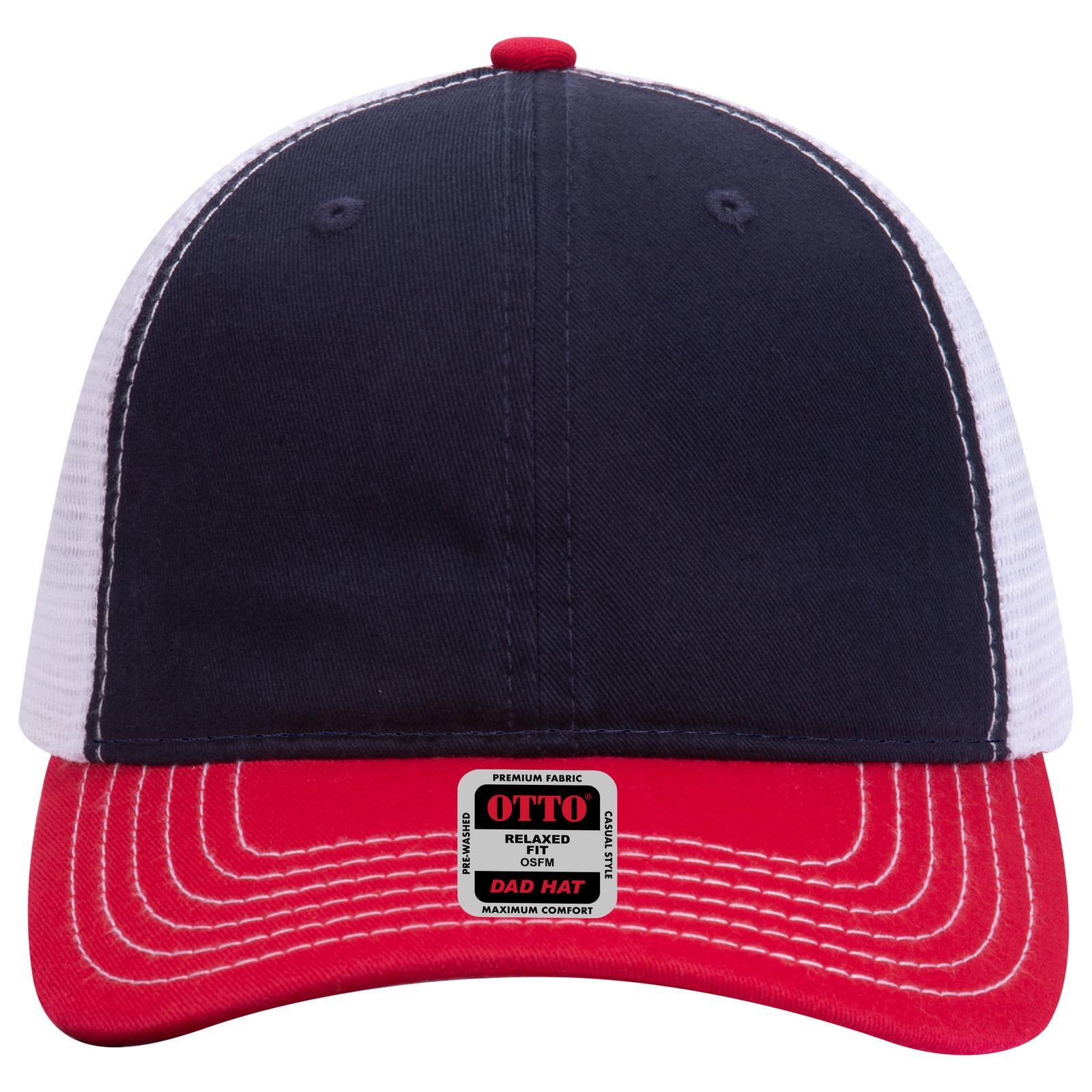6 Panel Low Profile Trucker Dad Cap