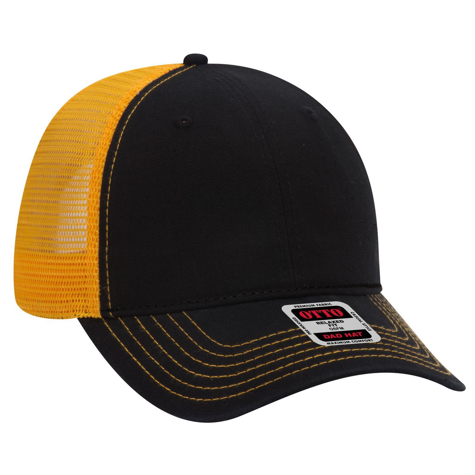 6 Panel Low Profile Trucker Dad Cap