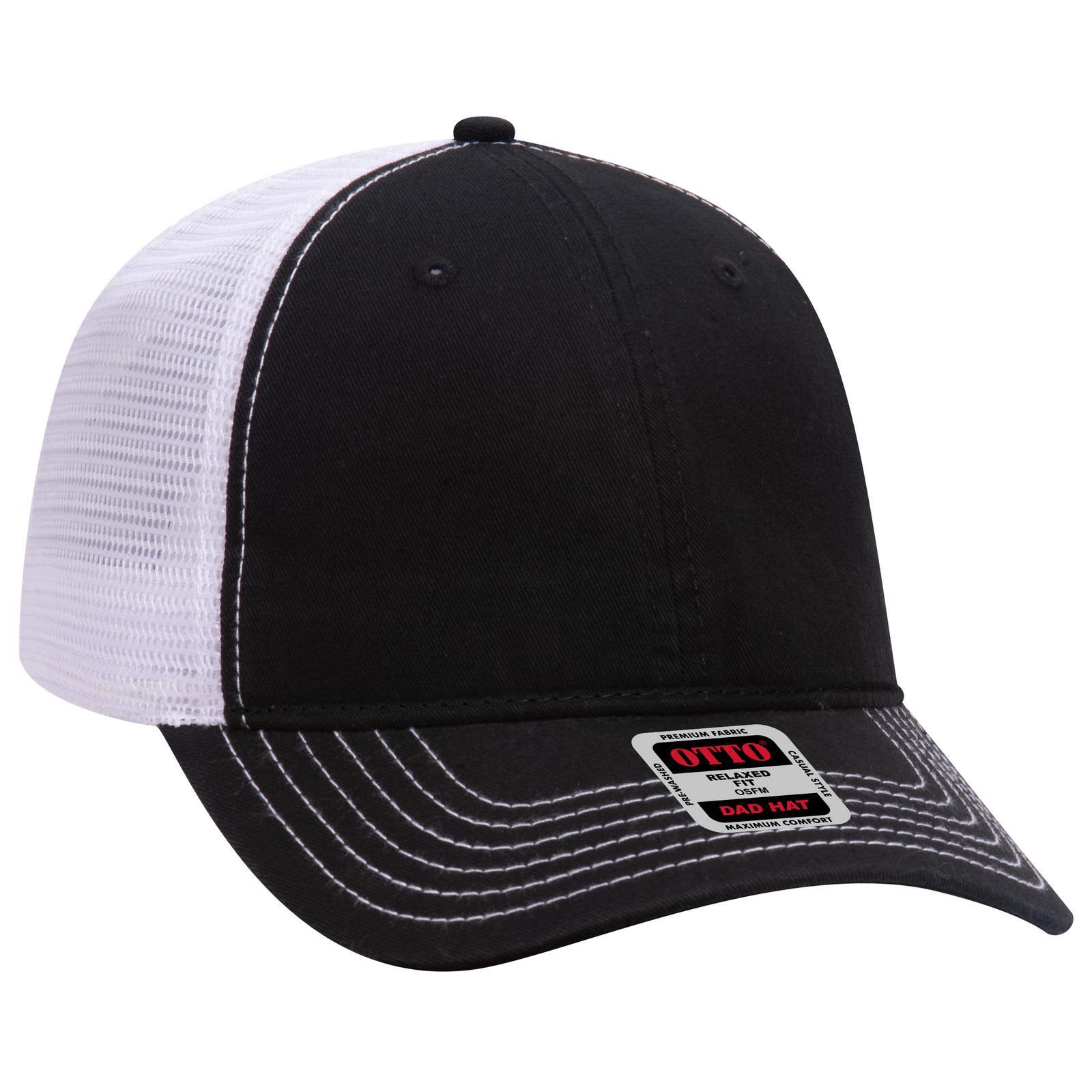 6 Panel Low Profile Trucker Dad Cap