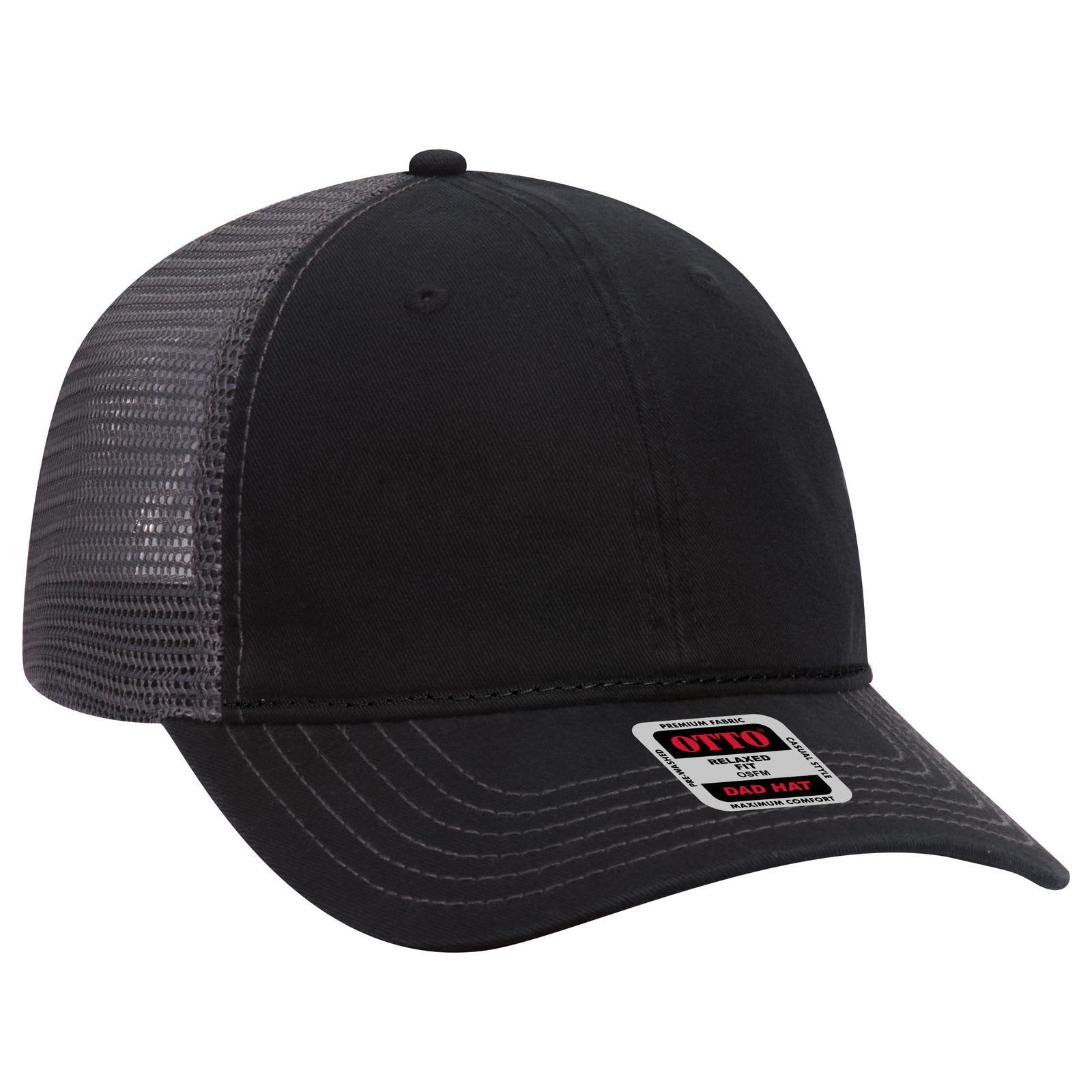 6 Panel Low Profile Trucker Dad Cap